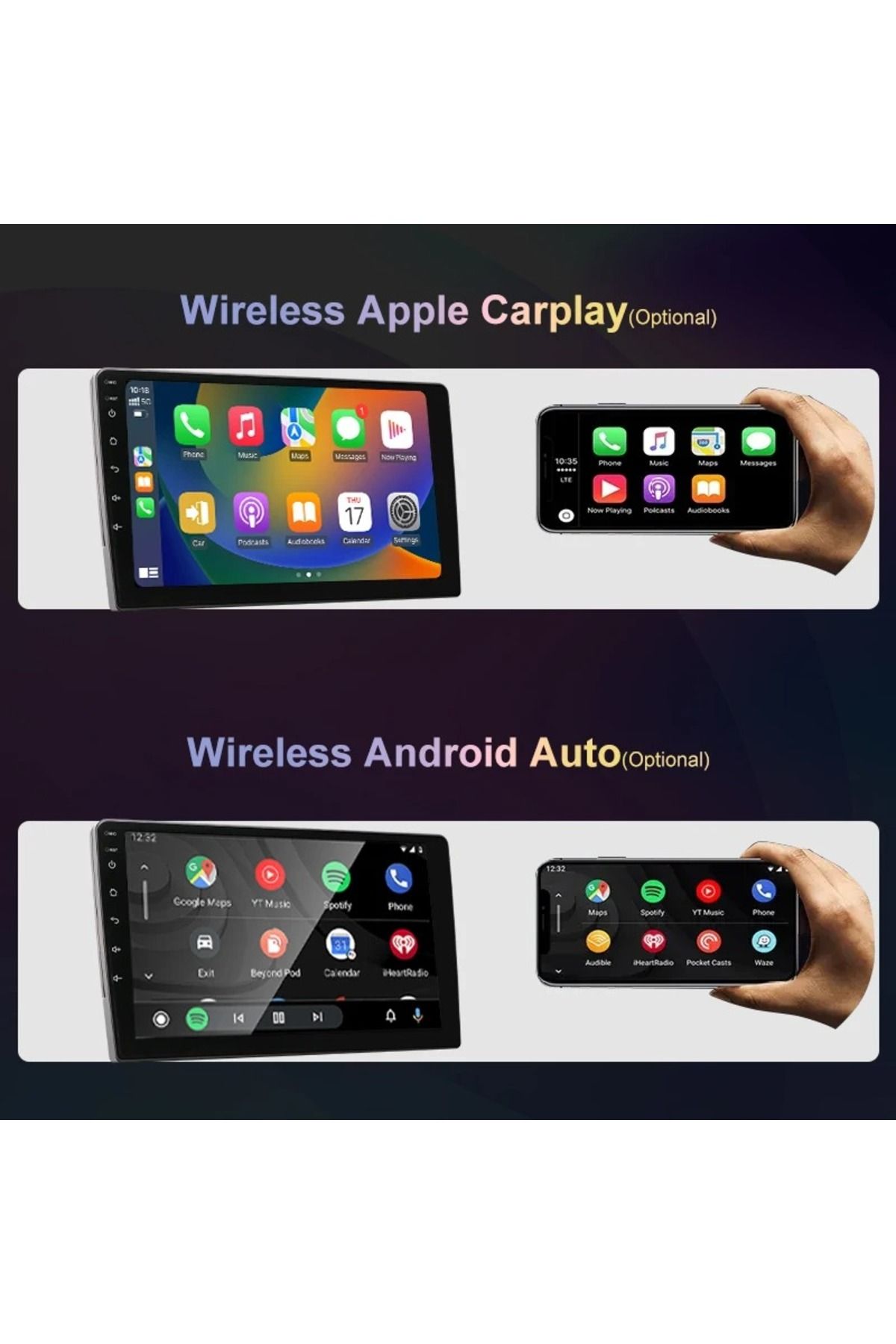 smartgo Hyundai İX35 Android GPS Carplay 4+64 GB Kamera + Çerçeve (2010-2015)