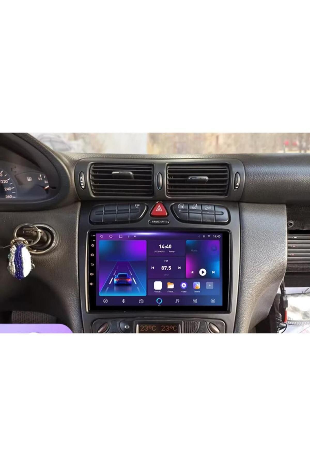 smartgo Mercedes C Serisi W203 Android GPS Carplay 4+64 GB Kamera + Çerçeve (2000-2004)