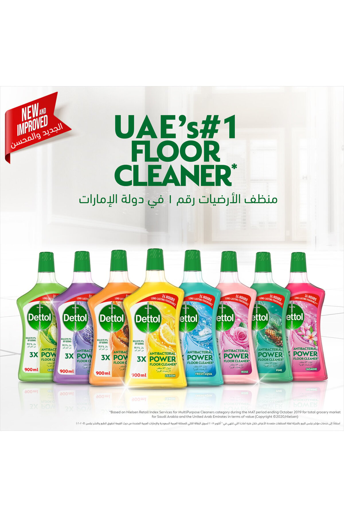 Dettol-Lemon Power Antibacterial Floor Cleaner Value Pack 2 x 900 ml 7