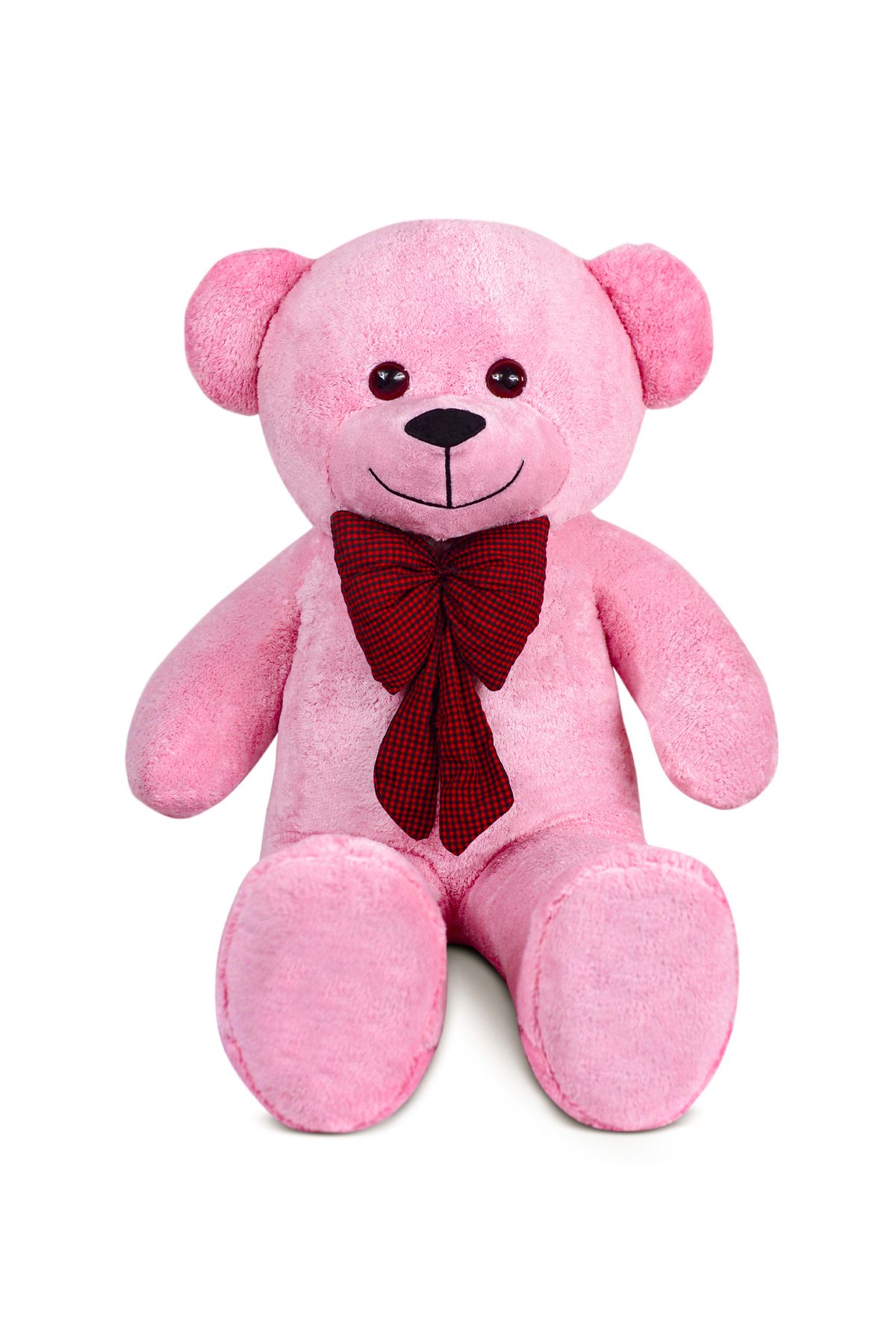 Özgüner Oyuncak 100-120 cm Dev Peluş Ayıcık Papyonlu, Yumuşacık, Yerli Üretim