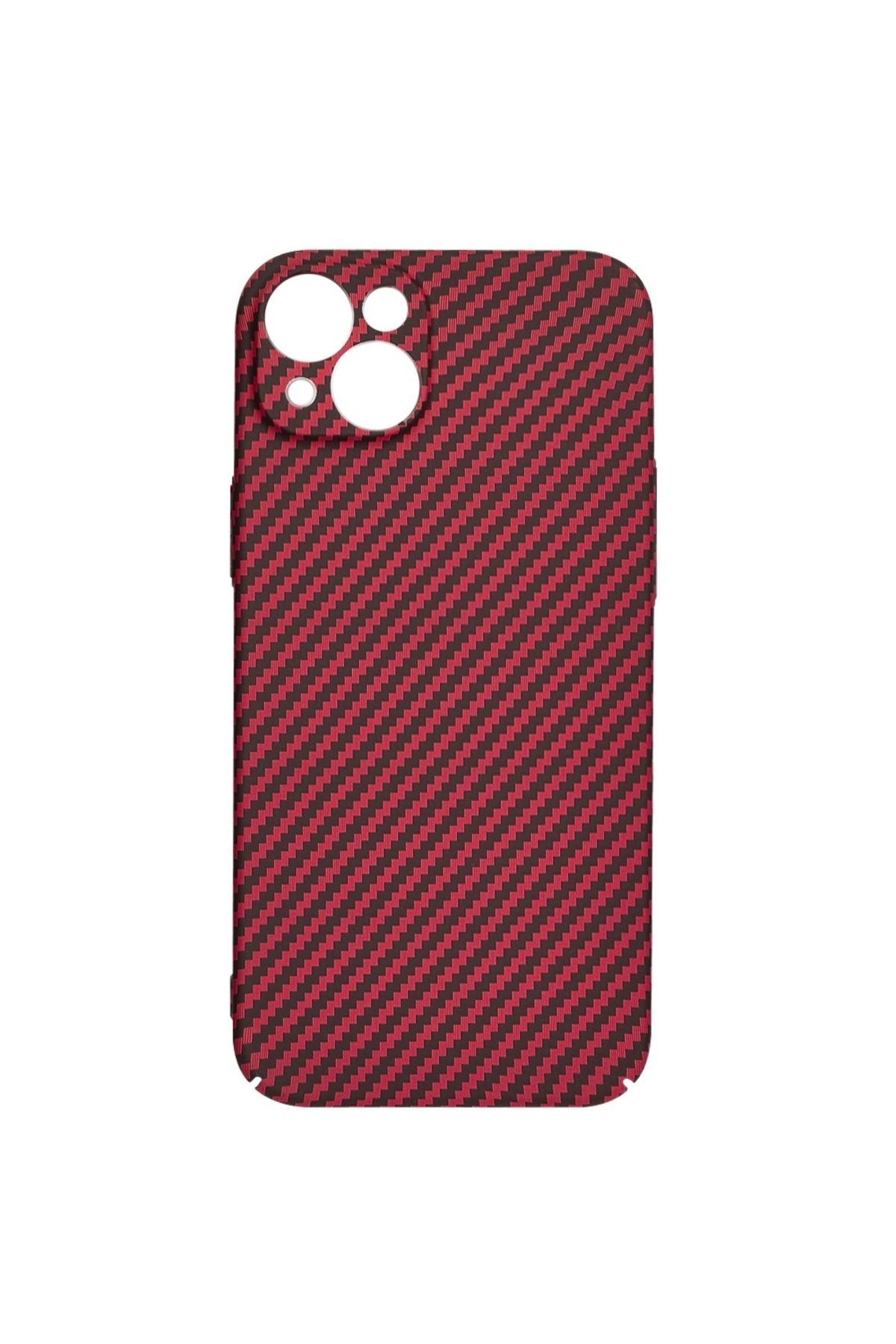 Techsuit-IPhone 15 Plus Case - Techsuit Carbonite FiberShell - Red 4