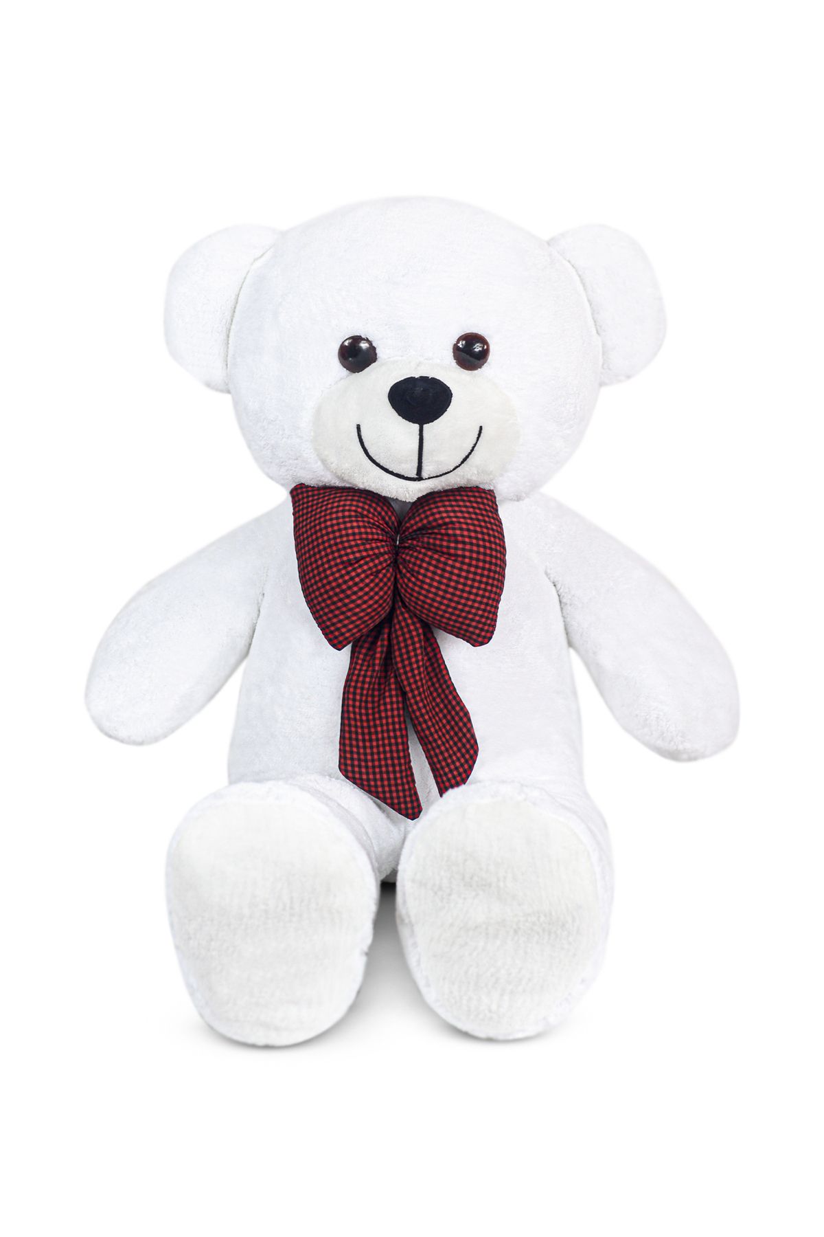 Özgüner Oyuncak 100-120 cm Dev Peluş Ayıcık Papyonlu, Yumuşacık, Yerli Üretim