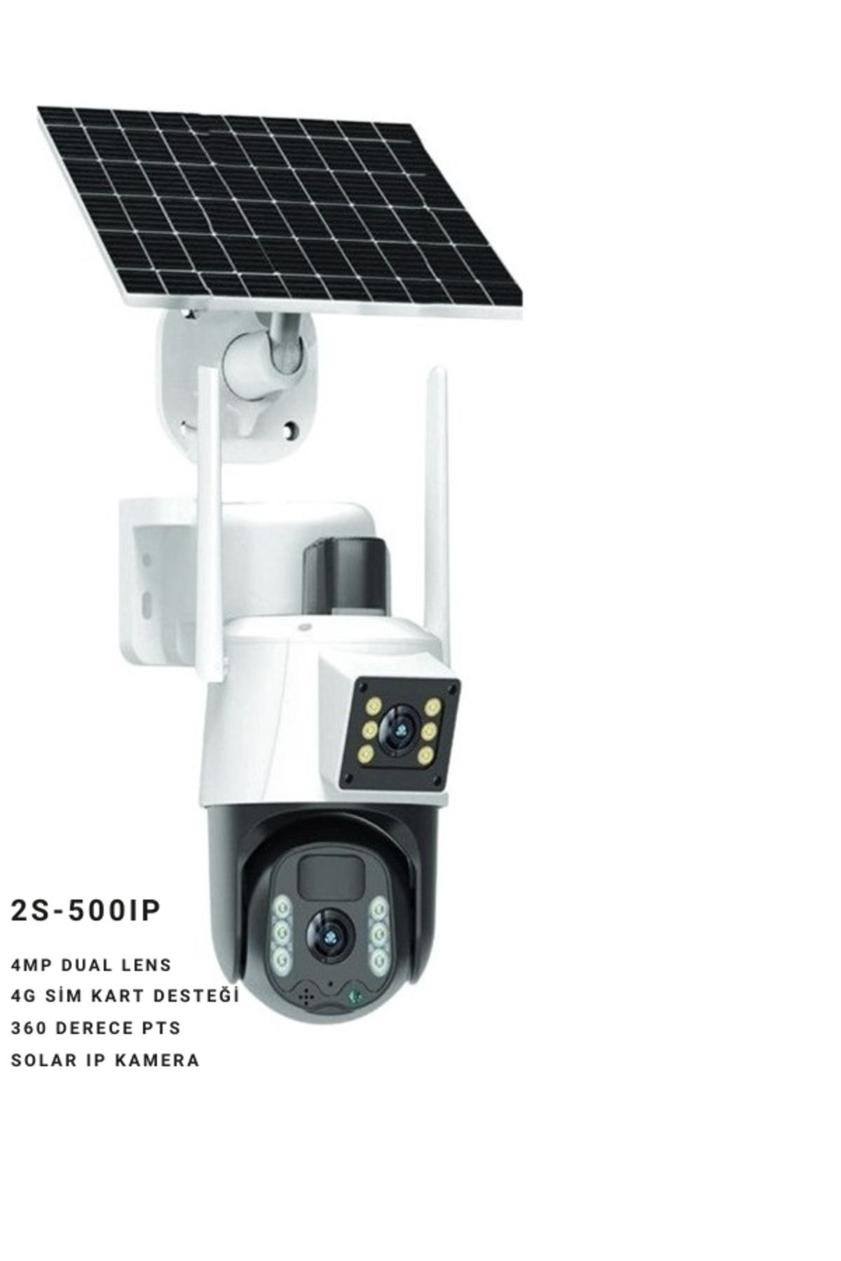 MutNex 2SX500 4mp+4mp Solar Panel 4g Kamera
