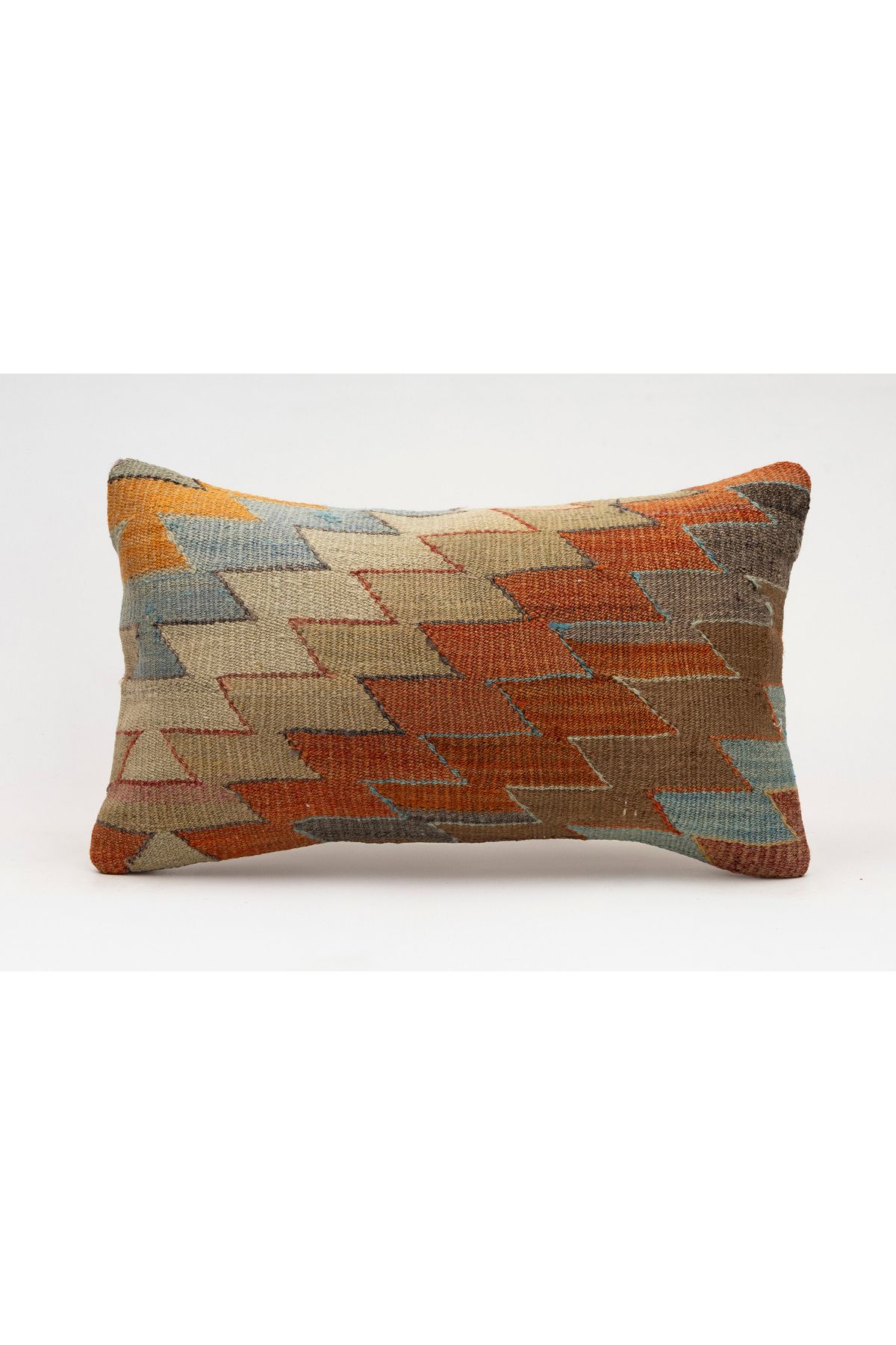 Kilim Whole Sale El Yapımı Kilim'den Yapılmış Vintage Kırlent Kılıfı, Yün, 30x50 Cm