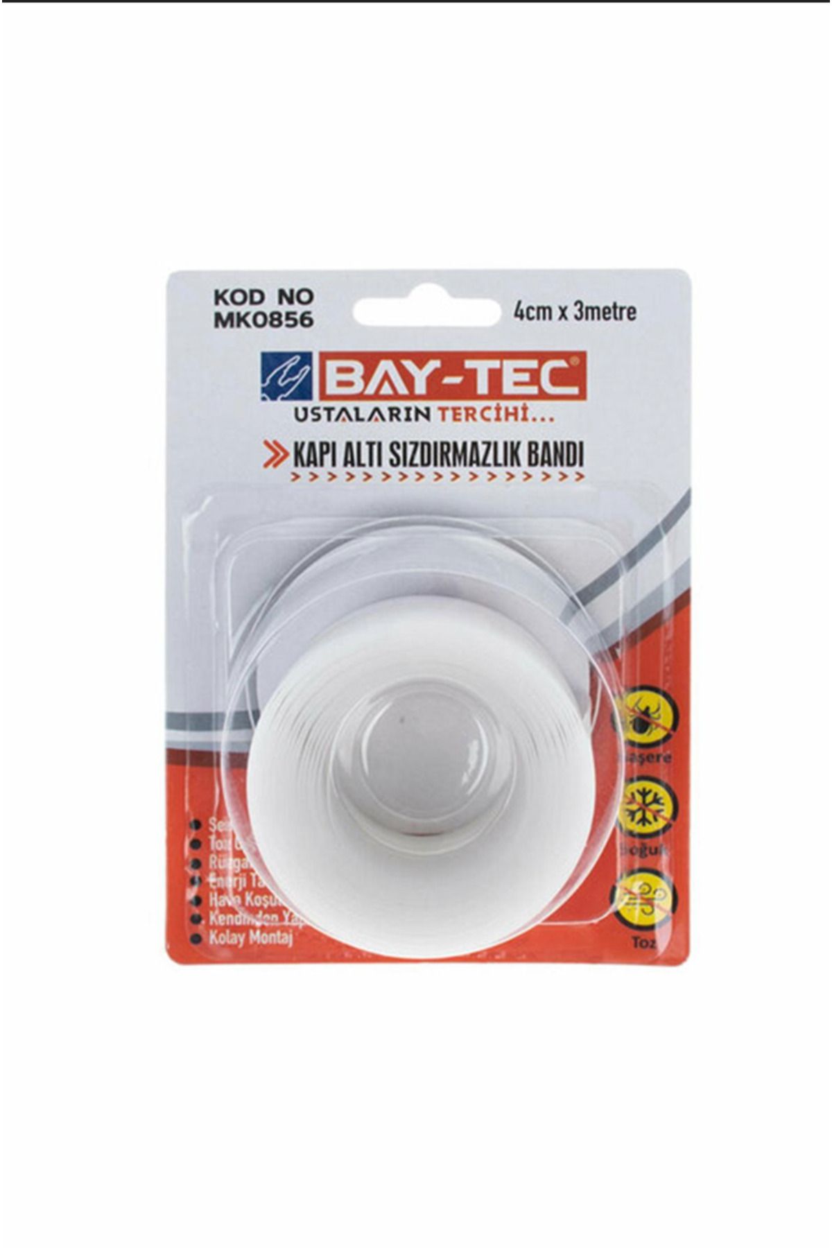 Baytec Kapı Altı Sızdırmazlık Bandı 40 mm X 3 mt