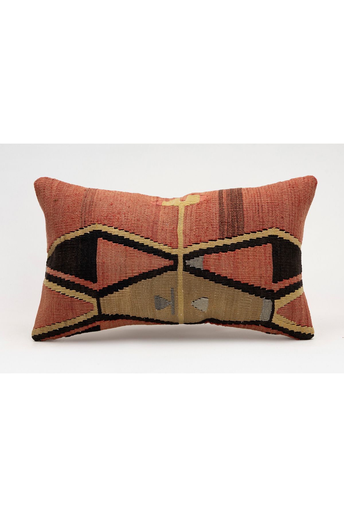 Kilim Whole Sale El Yapımı Kilim'den Yapılmış Vintage Kırlent Kılıfı, Yün, 30x50 Cm