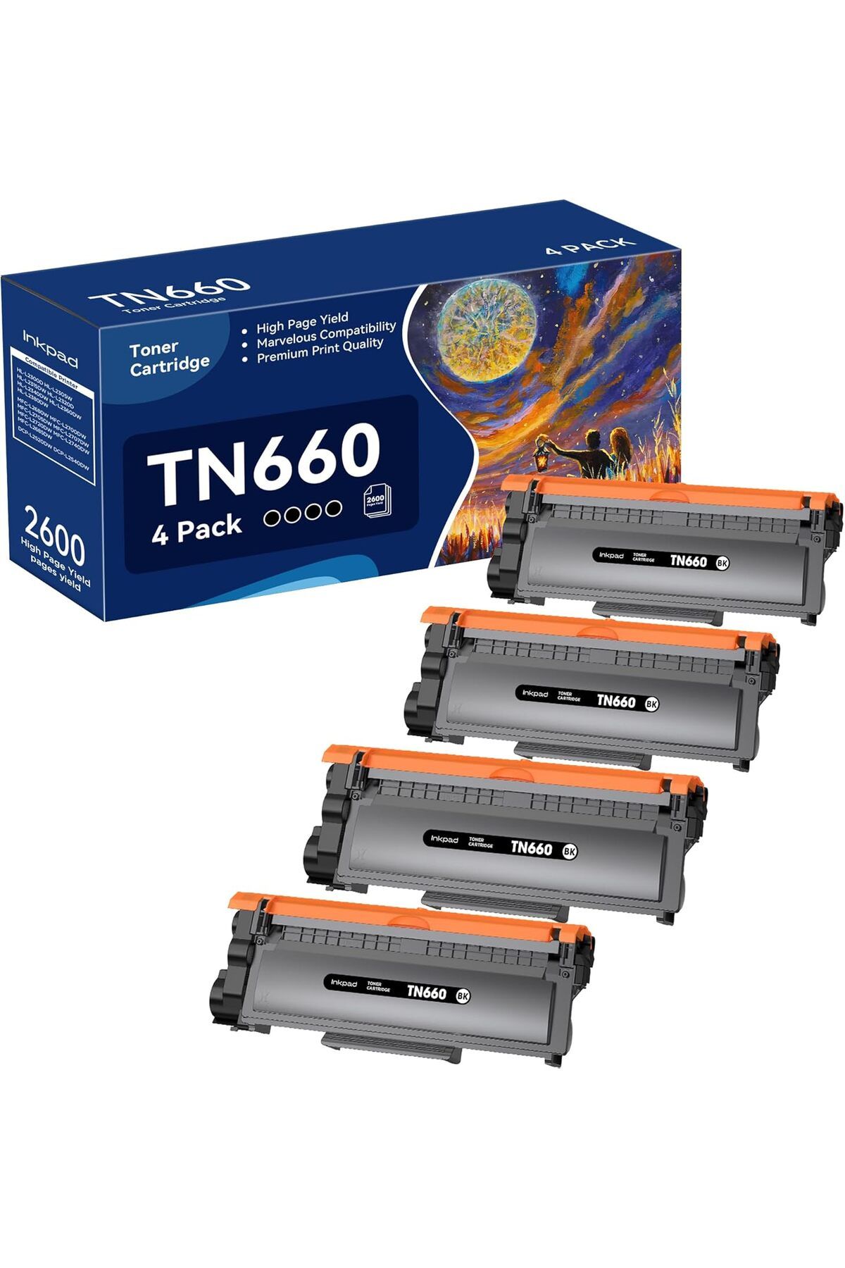 Brother MUADİL TN 660 HL-L2380DW HL-L2360DW MFC-L2700DW MFC-L2740DW HL-L2340DW DCP-L2540DW