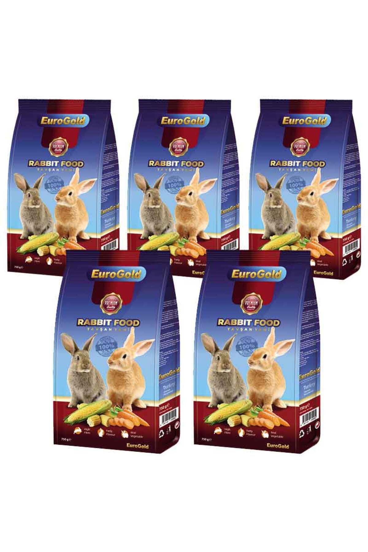 EuroGold Tavşan Yemi 750gr x 5 adet