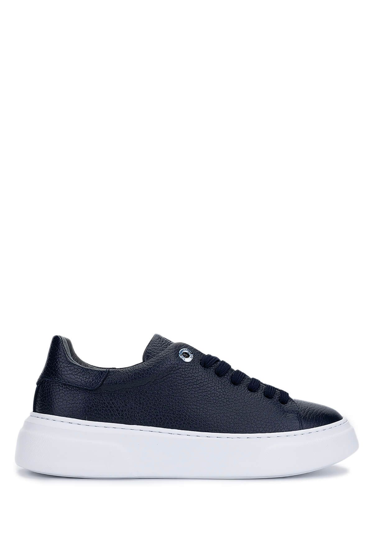 Tamer Tanca Kadın Hakiki Deri Lacivert Sneakers & Spor Ayakkabı