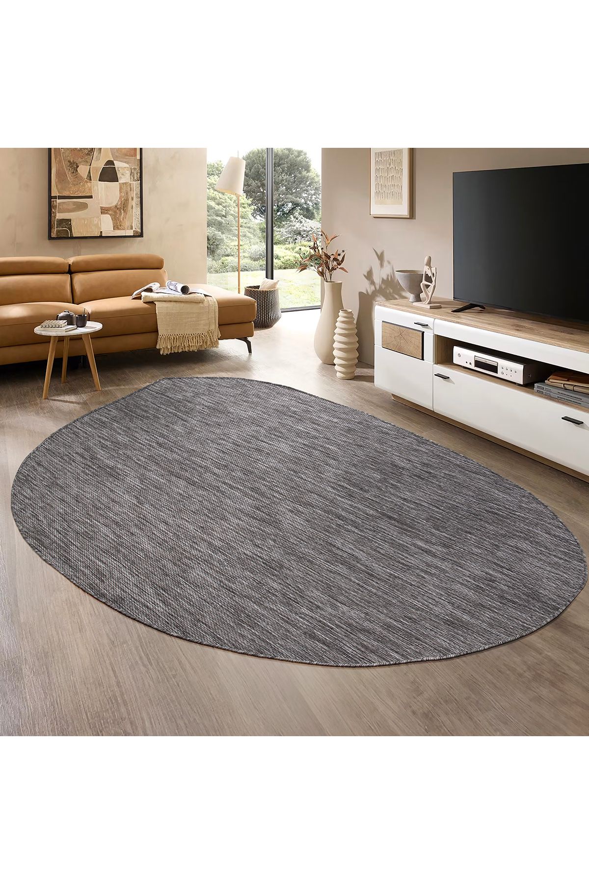 Konfor Halı Konfor Halı Tema 9036 Turkuaz Sisal Hasır İç Dış Mekan Kilim Dekoratif Bahçe Balkon Salon Halısı