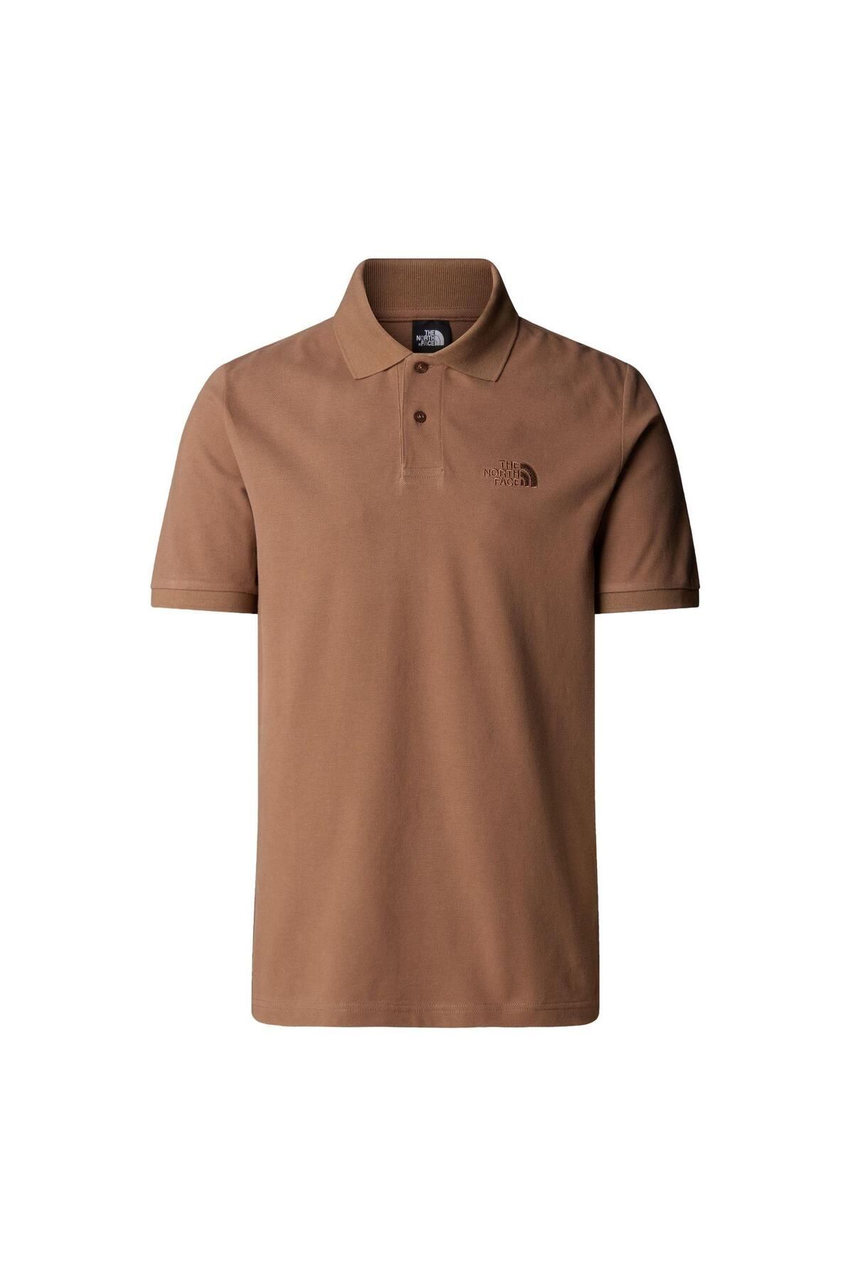 THE NORTH FACE Erkek ESSENTIAL REGULAR POLO Tişört NF0A8C1P6IH1 Kahve-XS