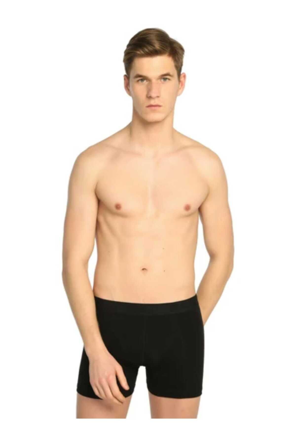 berceste SİYAH TUTKU ERKEK ELASTAN BOXER