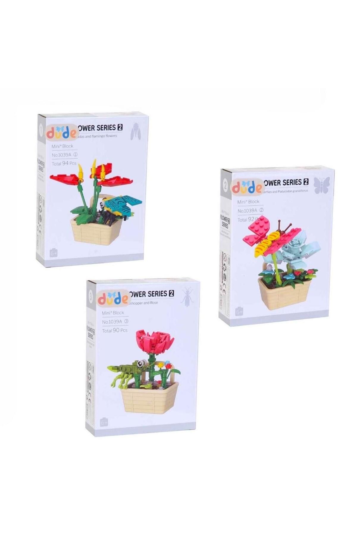 hak-iş oyuncak Böcekli Çiçekler Lego Yapım Oyuncağı