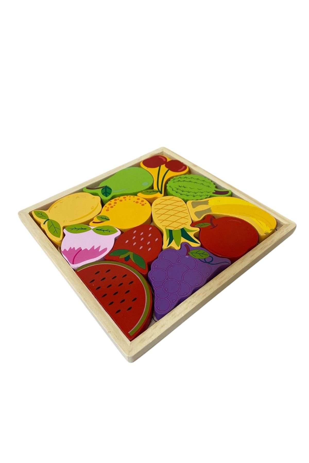 Store MokuToys Ahşap Meyveler Yapboz