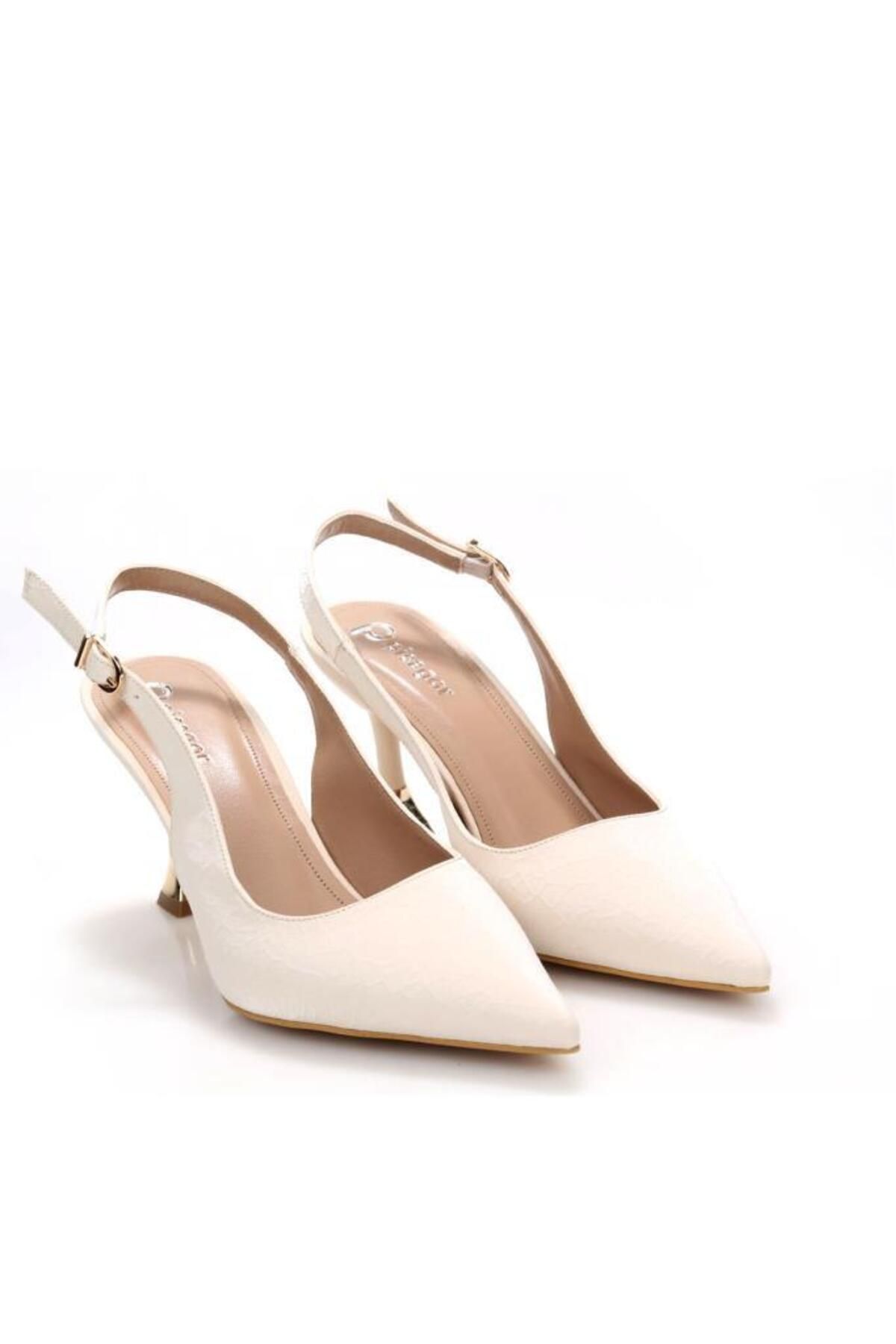 PİSAGOR Pisagor Ps-32140 7 Cm Topuklu Kadın Stiletto Abiye Ayakkabı