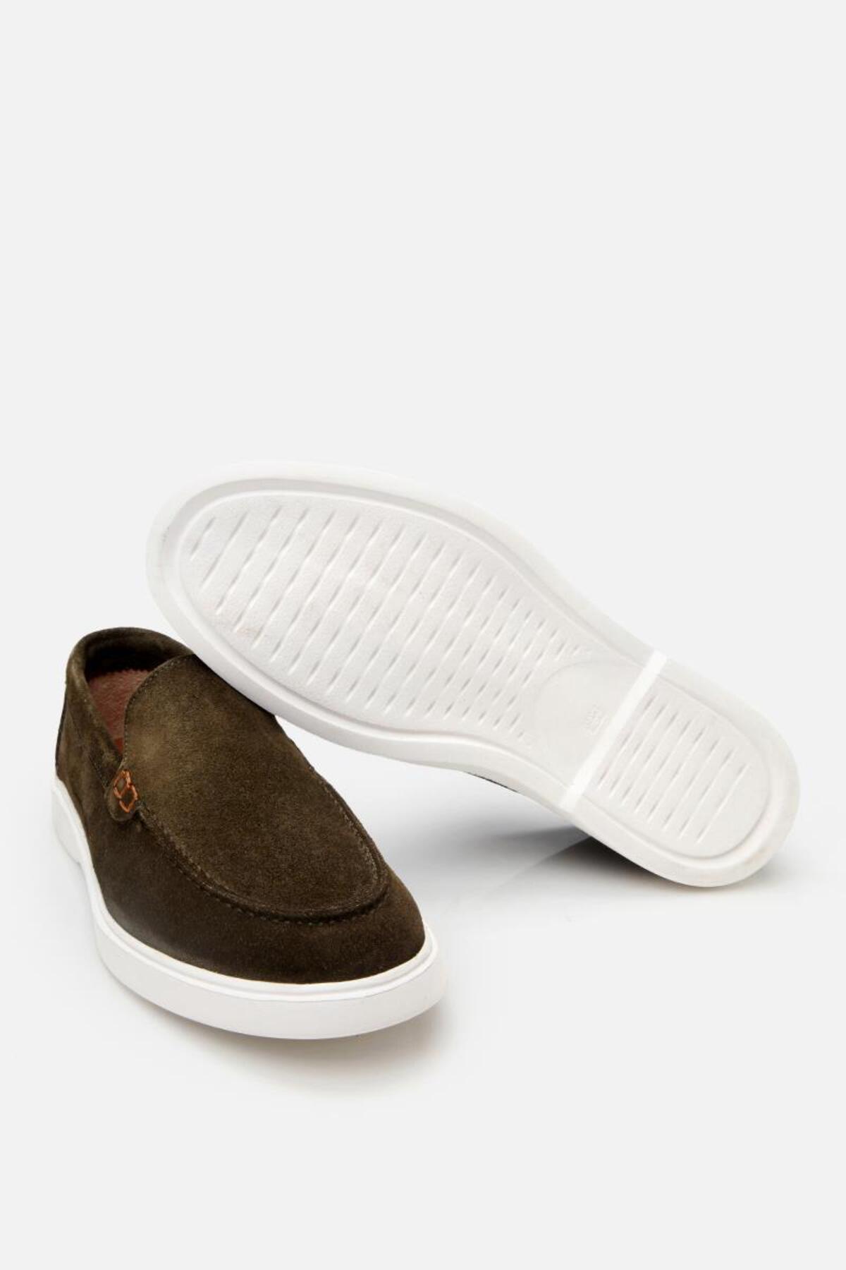Yaya by Hotiç Yeşil Erkek Loafer Ayakkabı 02AYY308530A840 görsel 6
