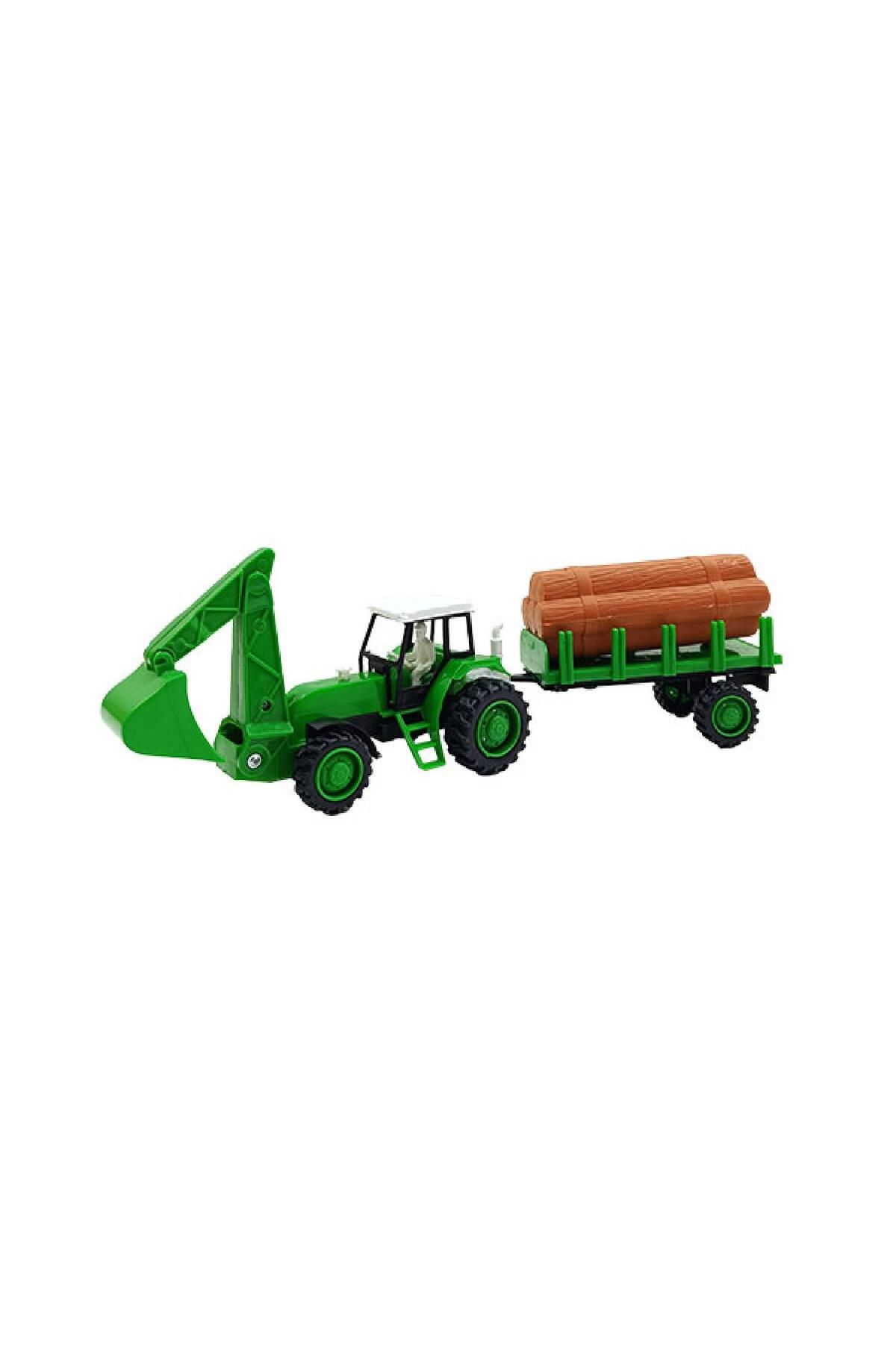 toysclub KEPÇELİ RÖMORKLU TRAKTÖR