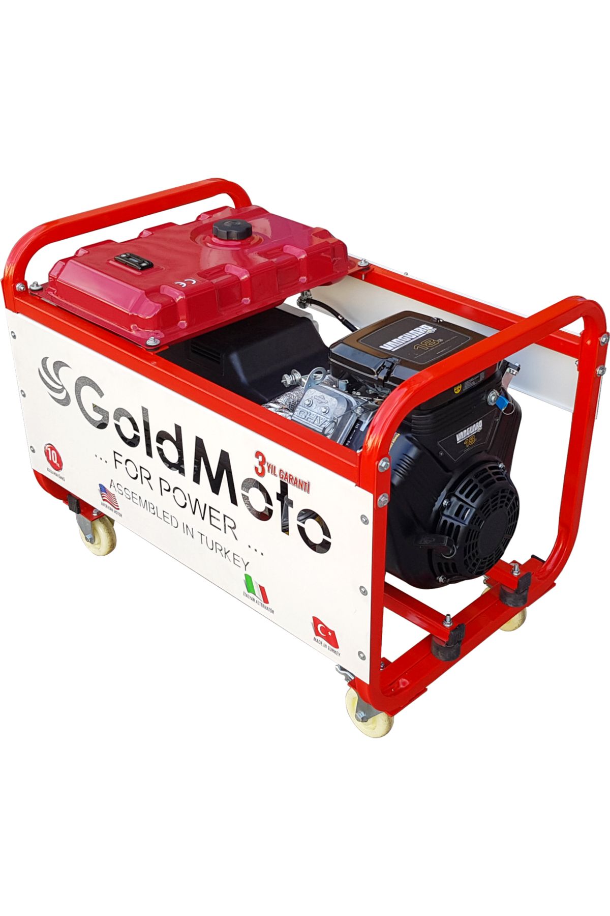 gold moto GoldMoto GM12BJBS Benzinli Jeneratör 11.8kVA Monofaze Marşlı