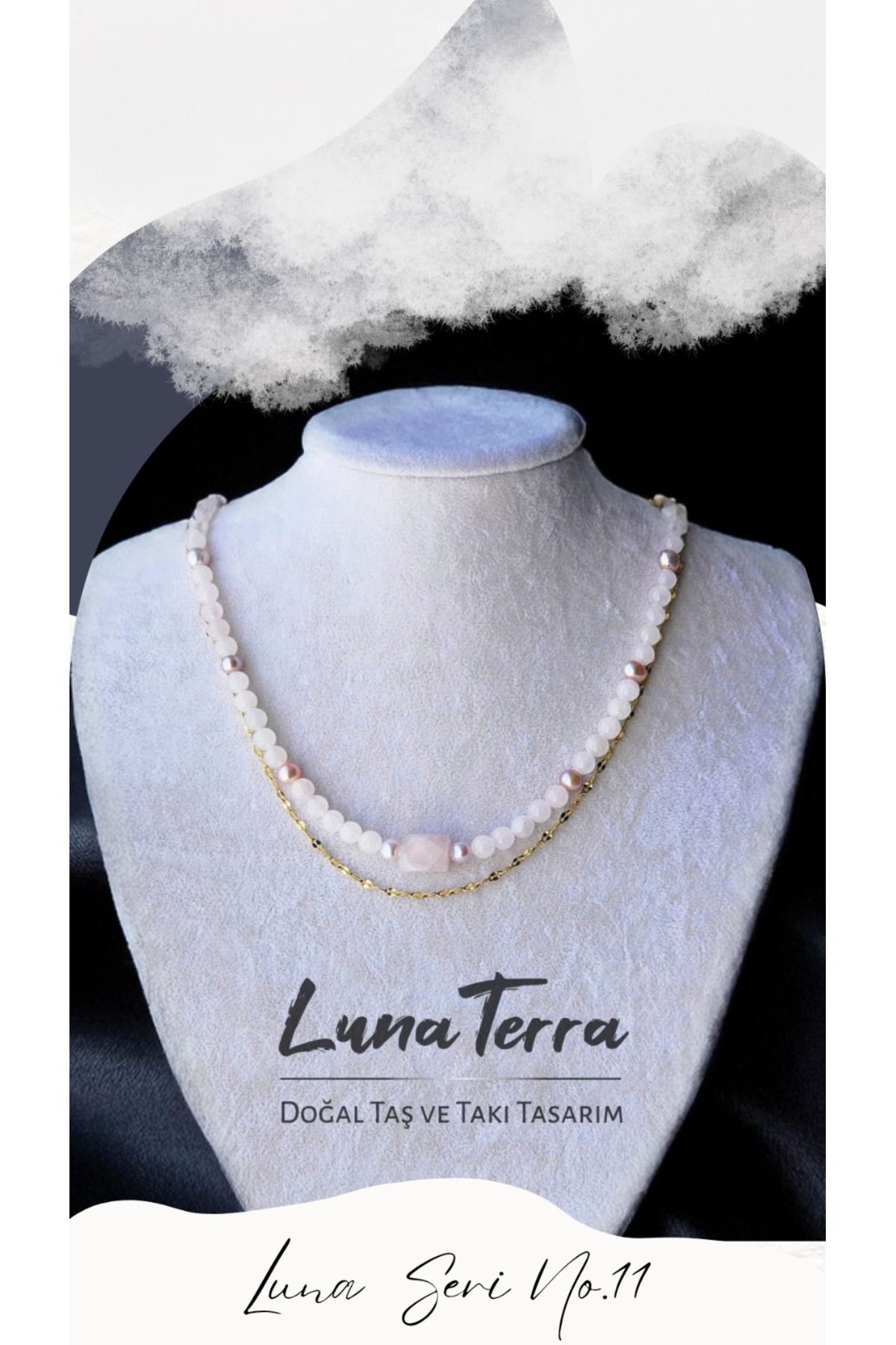 Lunaterra Luna Seri No 11 Doğaltaş Kolye