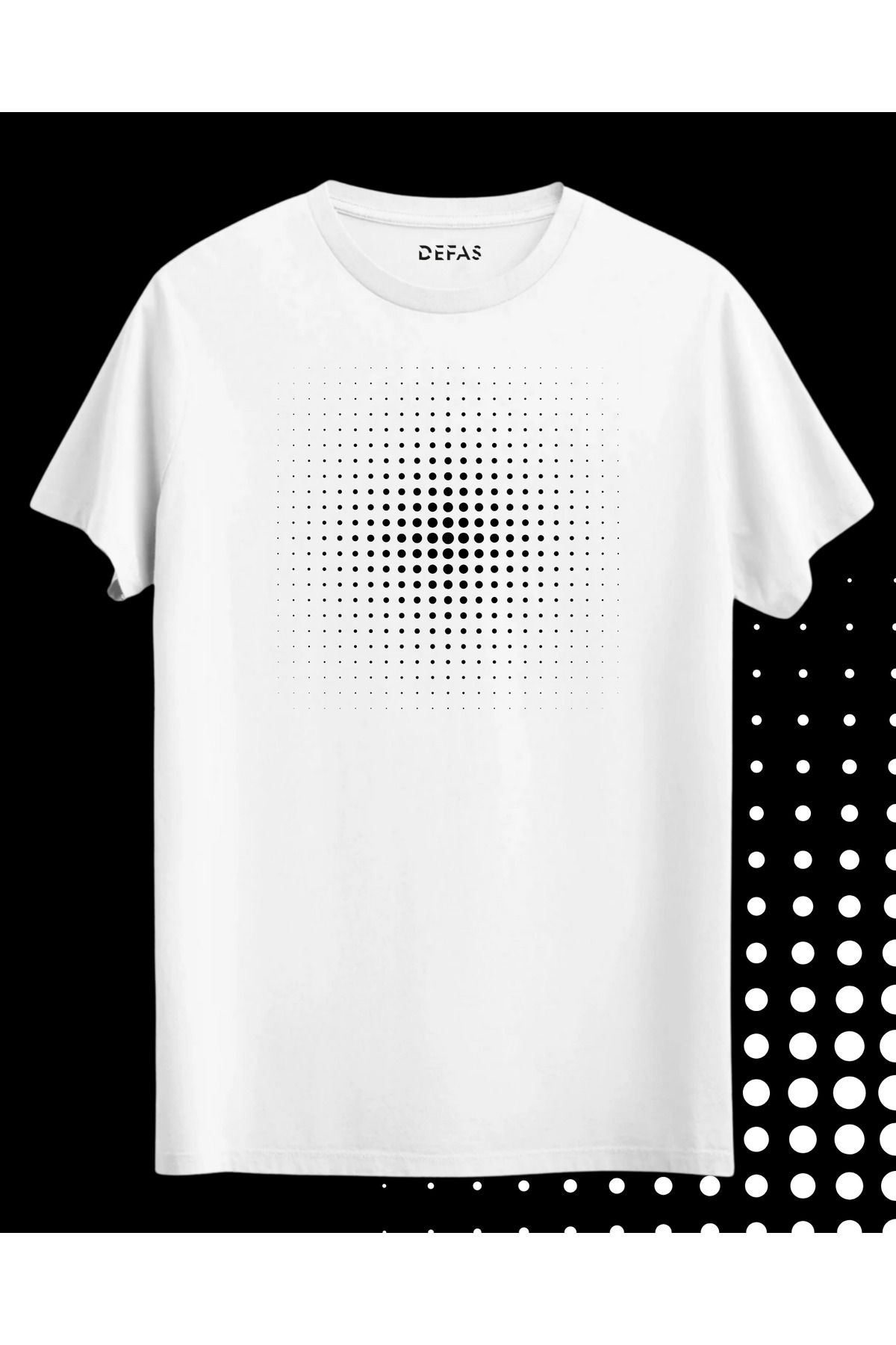 DEFAS POİNT baskılı tshirt