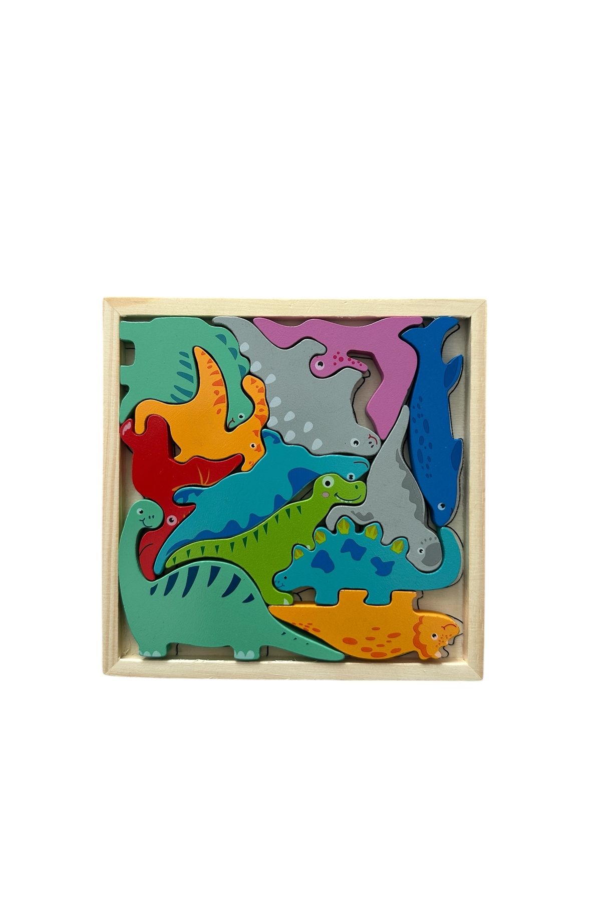 Store MokuToys Ahşap Dinazorlar Yapboz