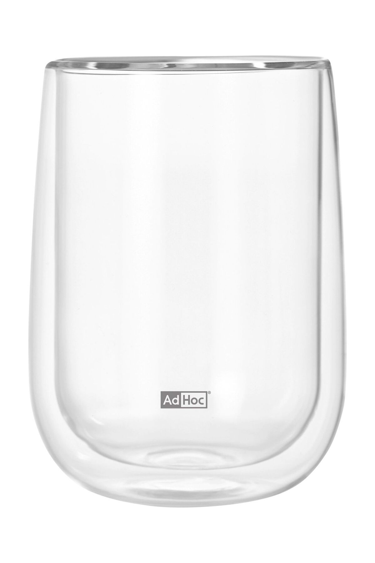 ADHOC Duo Glass Çift Cidarlı Teeglas Seti, 2'li, 0,4 L