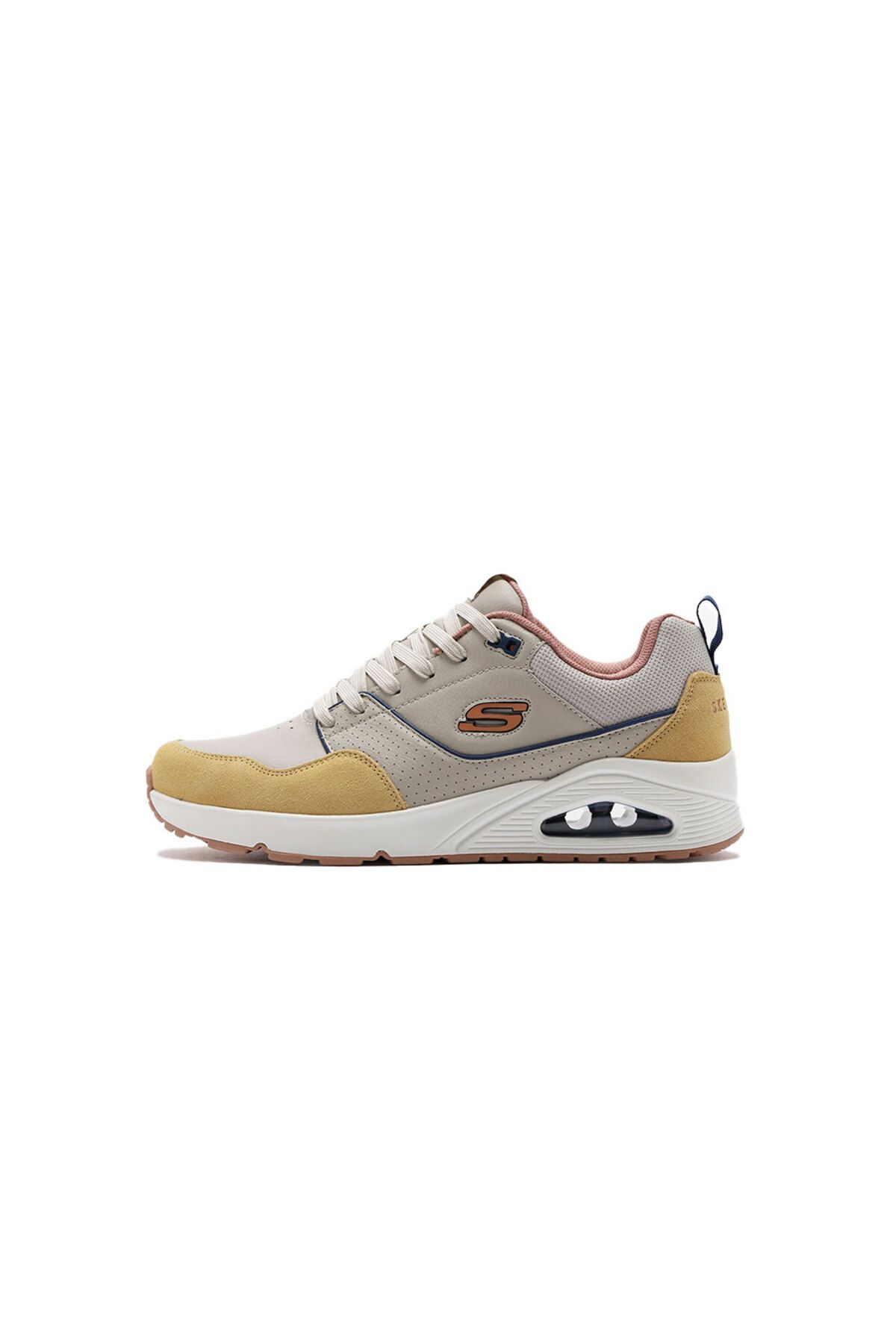 SKECHERS Uno - Retro One Erkek Bej Sneakers