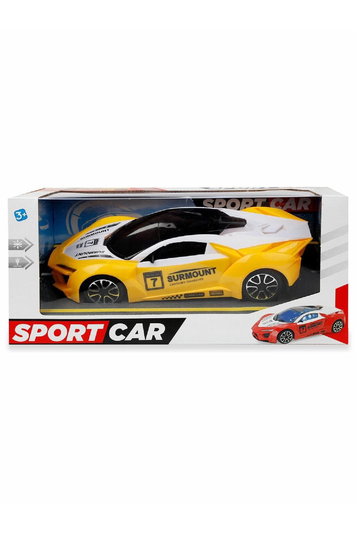 toysclub KUTULU PİLLİ SESLİ IŞIKLI SPOR ARABA