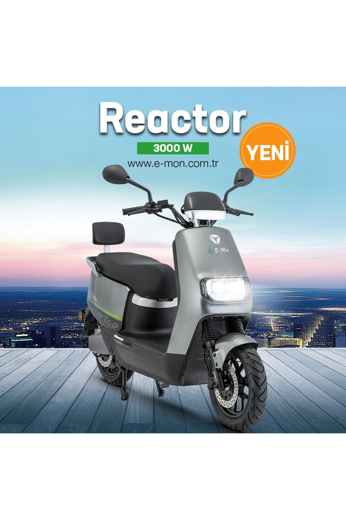 Mondial E-MON Reactor Elektrikli Motosiklet 3000W