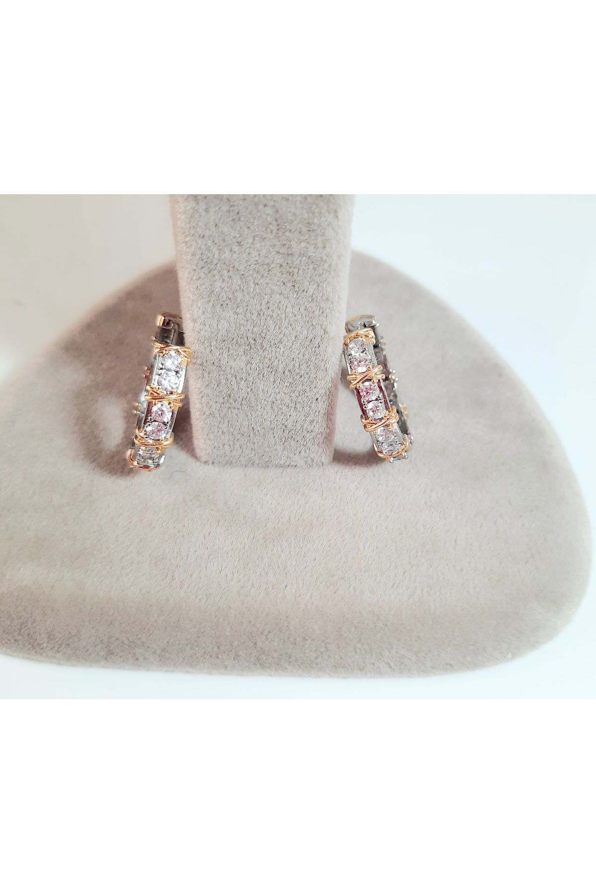Helys Accessories Zirkon Taşlı Küpe