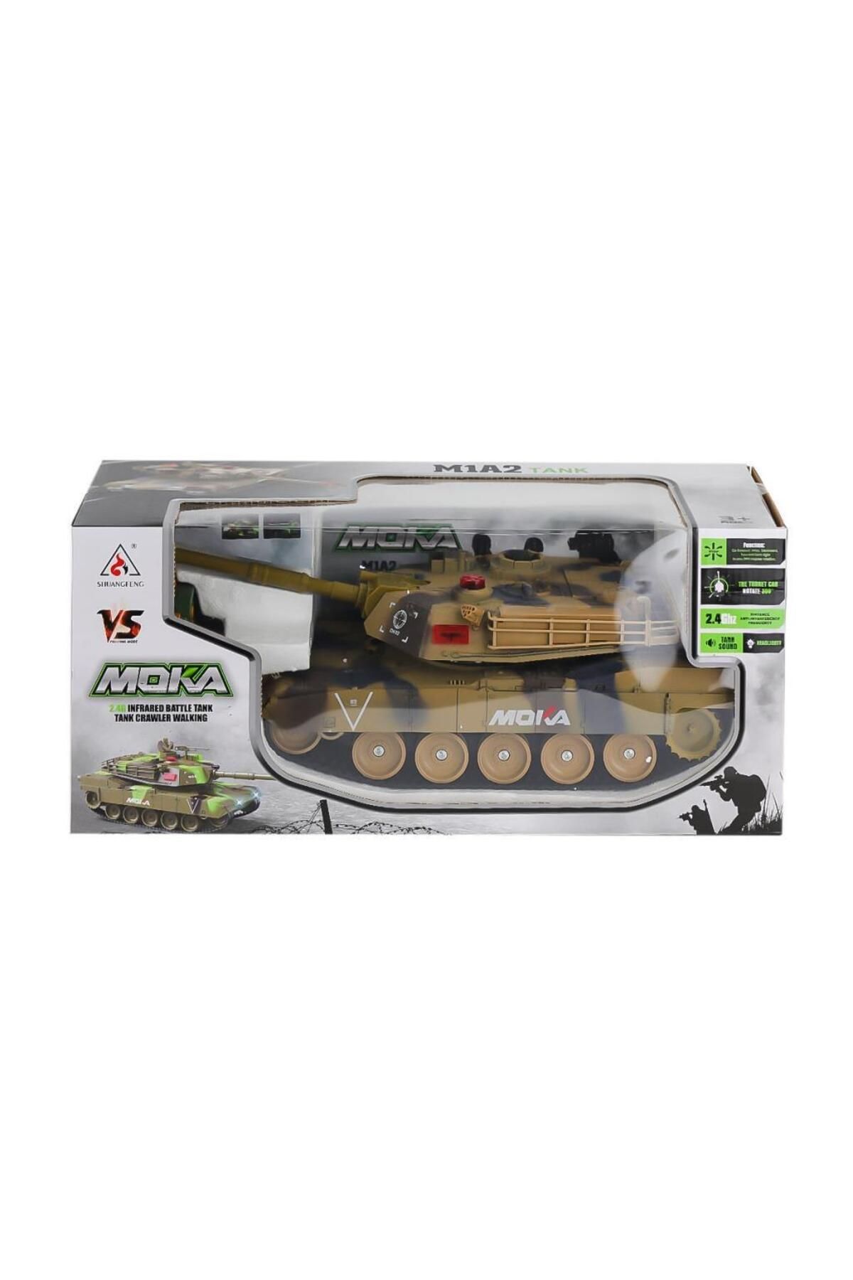 BLACK SPACE Nessiworld 2033-T Kumandalı Sesli Şarjlı Büyük Boy Tank -Karsan