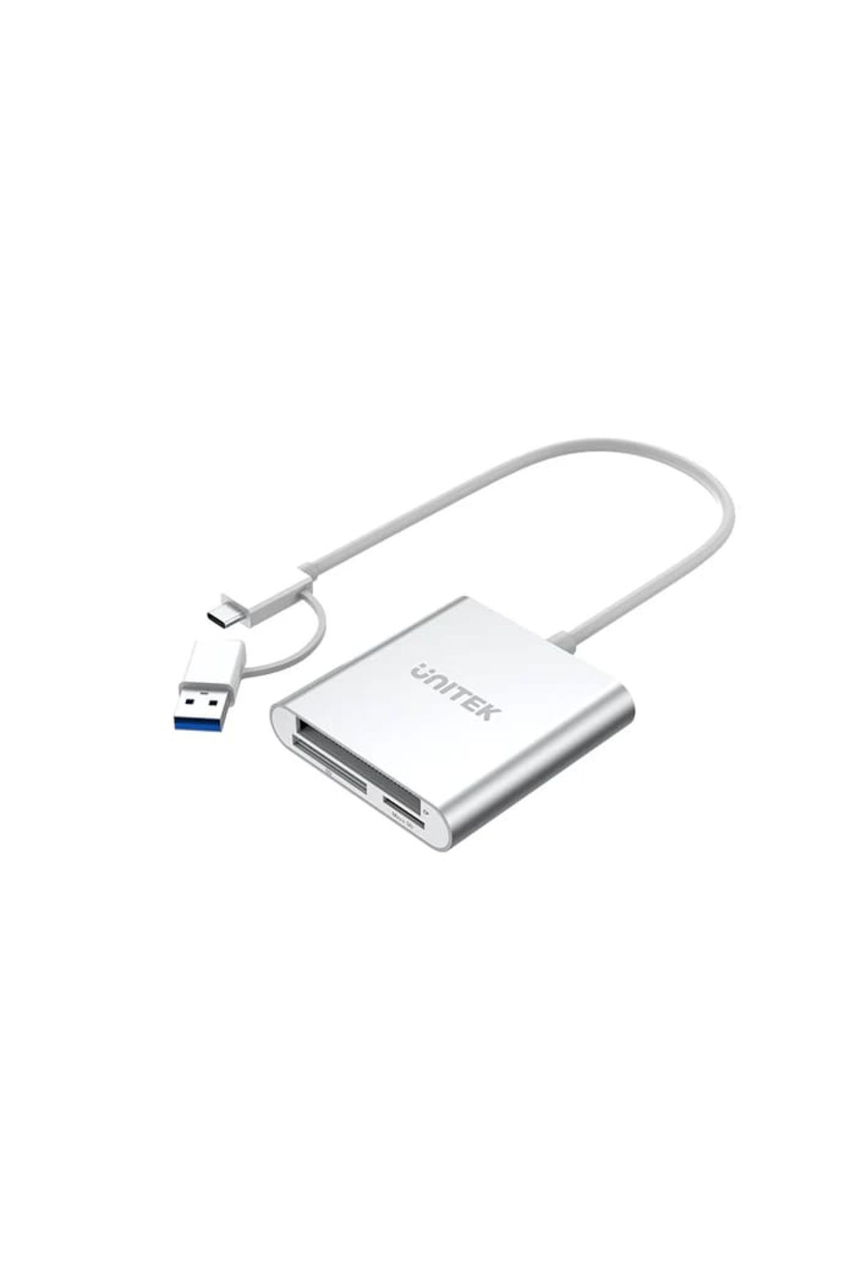 Unitek Usb-c/a To Hafıza Kart Okuyucu Sd/cf/mıcro Sd 5gbps (Y-9313D)