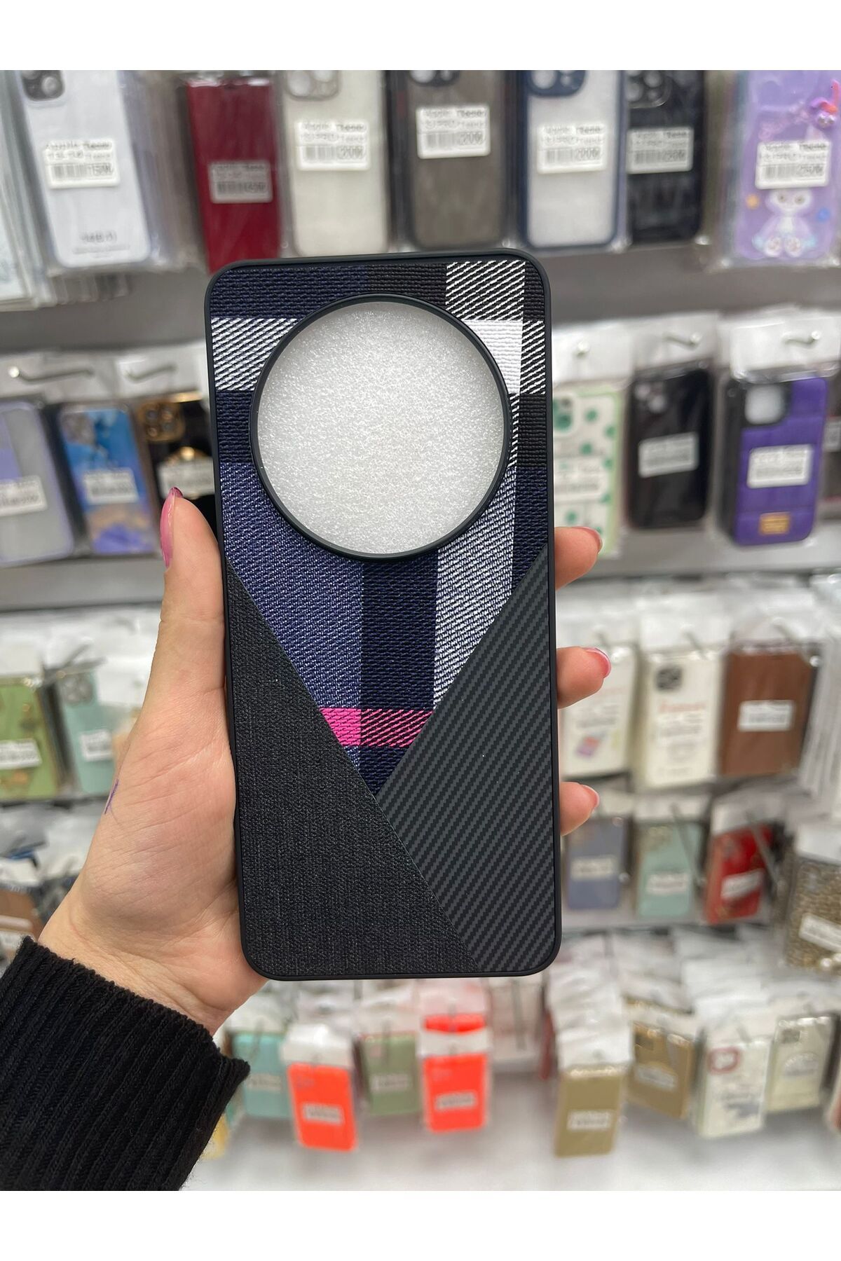 TECNOTREND xiaomi redmi 14C 4G UYUMLU DERİ GÖRÜNÜMLÜ SİLİKON KILIF