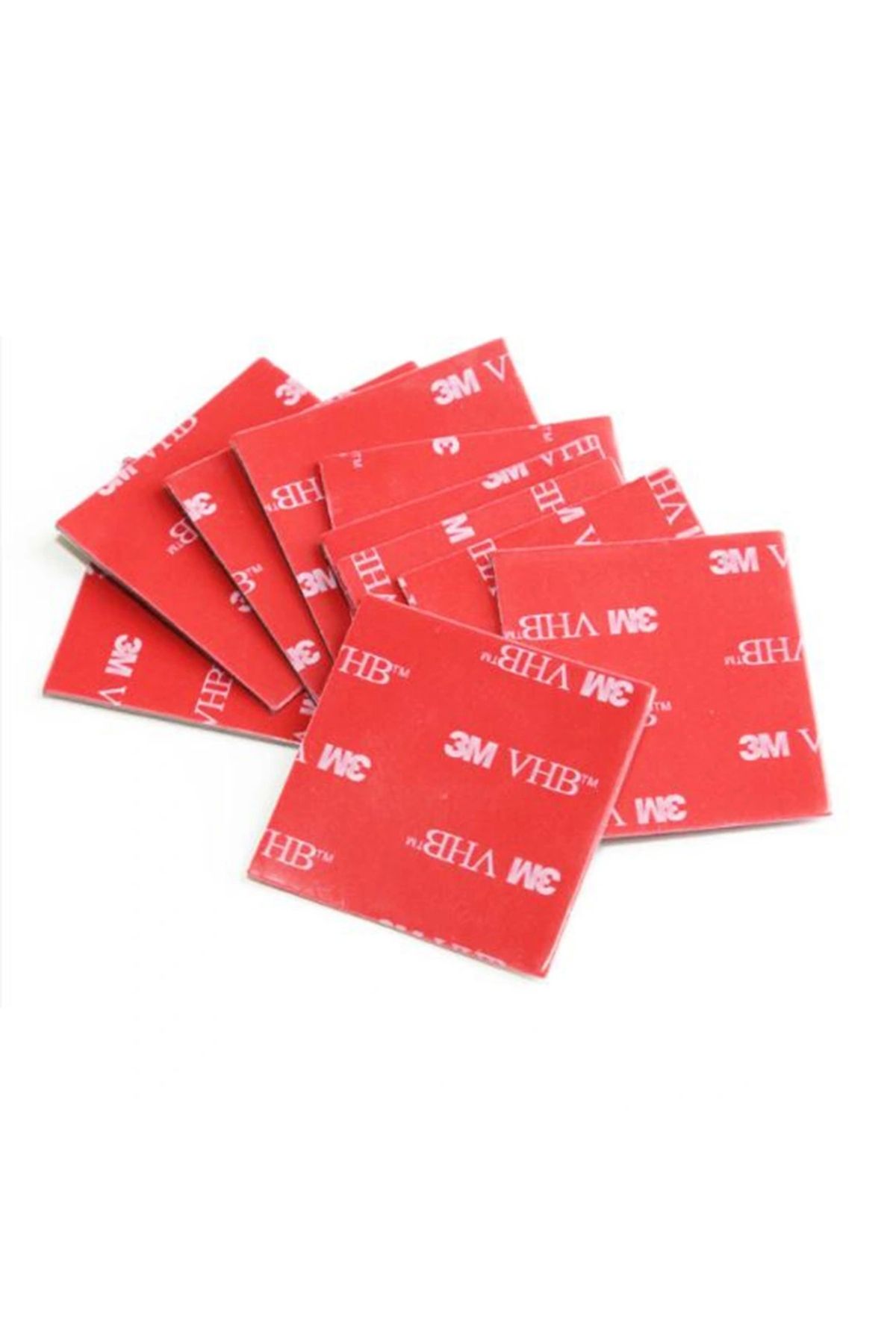 ALFA AKSESUAR 03 30x30mm Kare 3m Çift Taraflı Bant (10lu Paket)