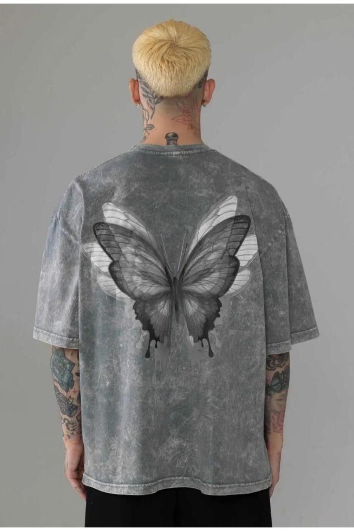 Ral Sport Erkek Oversize Savage T-Shirt Gri