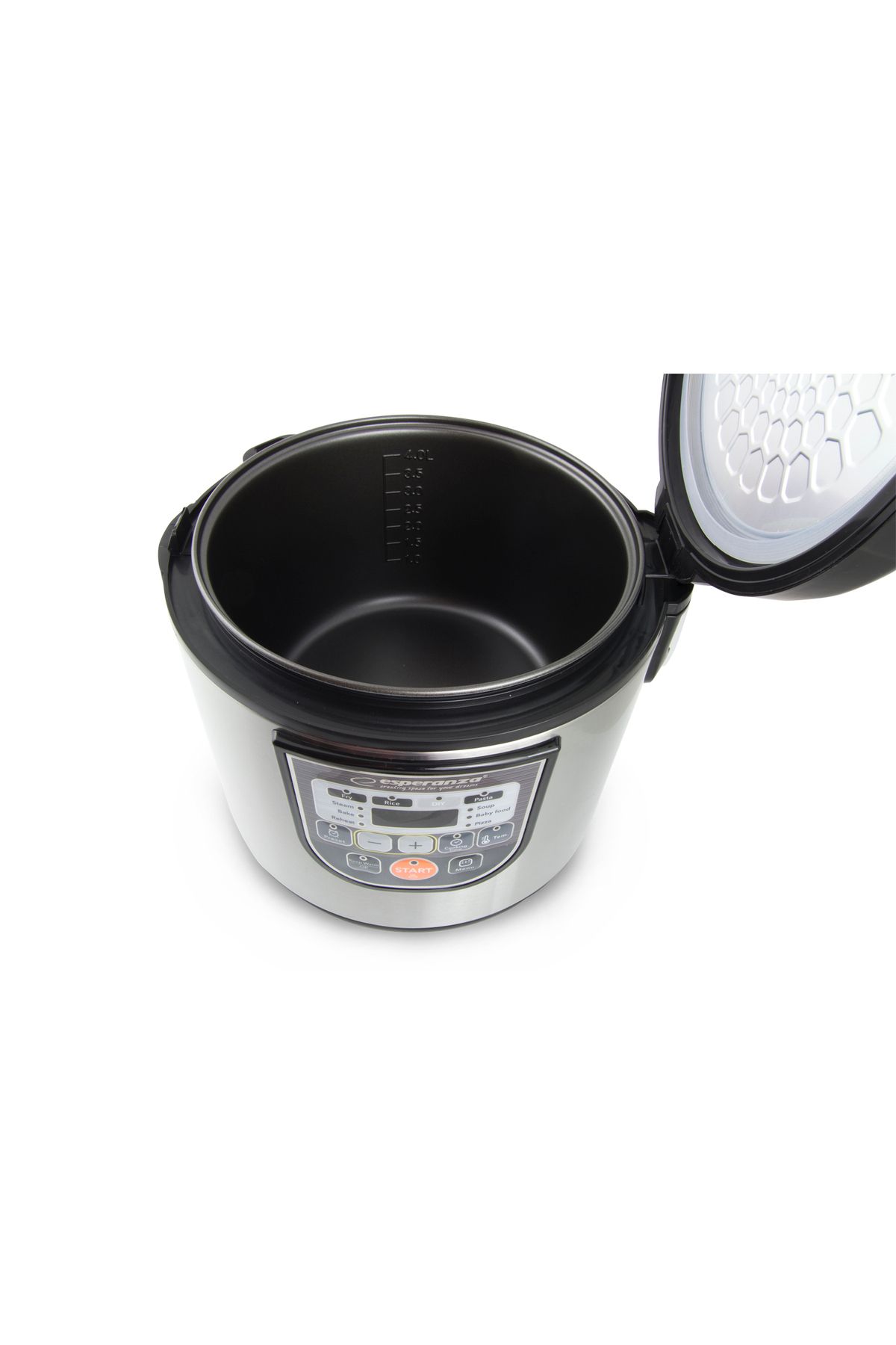 ESPERANZA-Multifunctional pot, Esperanza, Plastic/Stainless steel, 860 W, Black/Silver 3