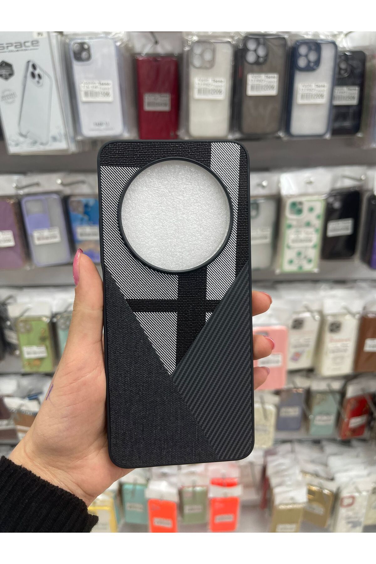 TECNOTREND xiaomi redmi 14C 4G UYUMLU DERİ GÖRÜNÜMLÜ SİLİKON KILIF