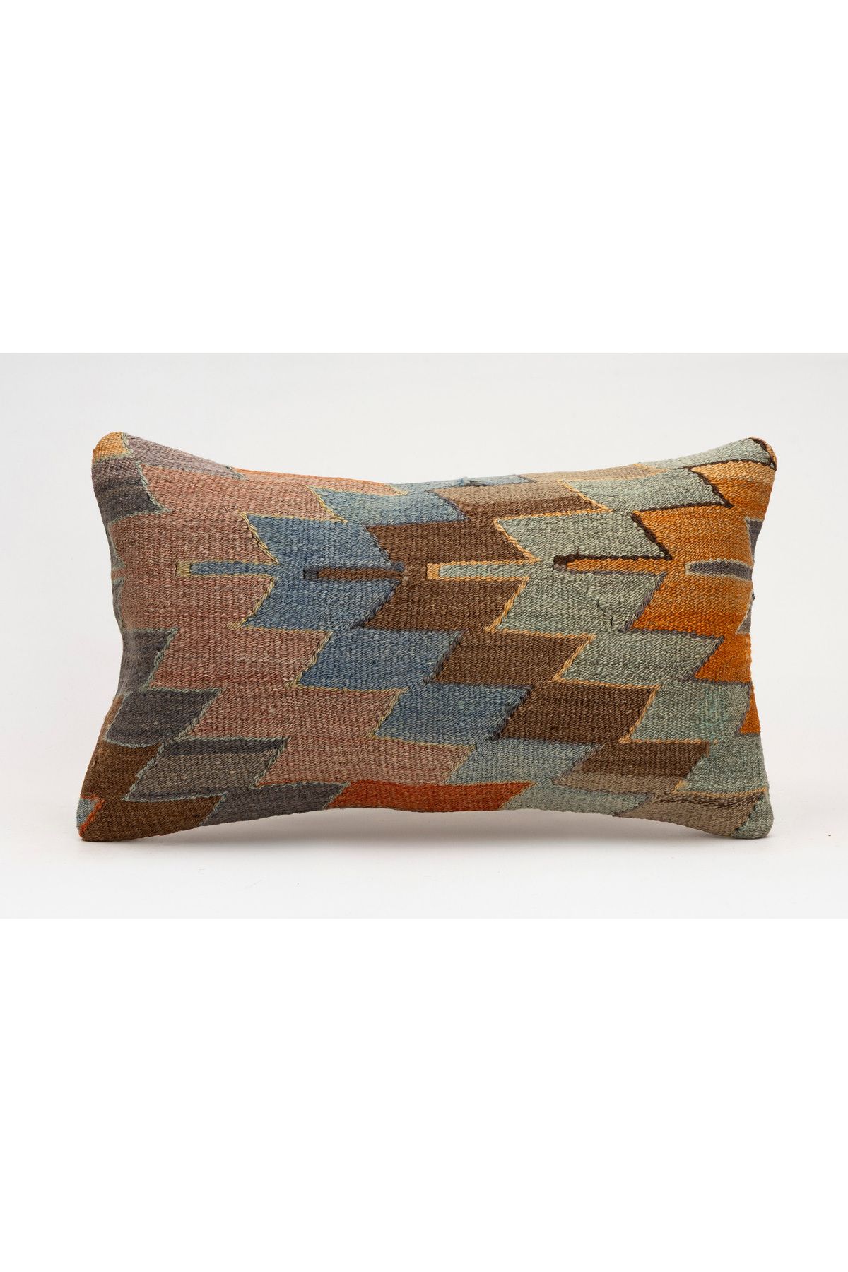 Kilim Whole Sale El Yapımı Kilim'den Yapılmış Vintage Kırlent Kılıfı, Yün, 30x50 Cm