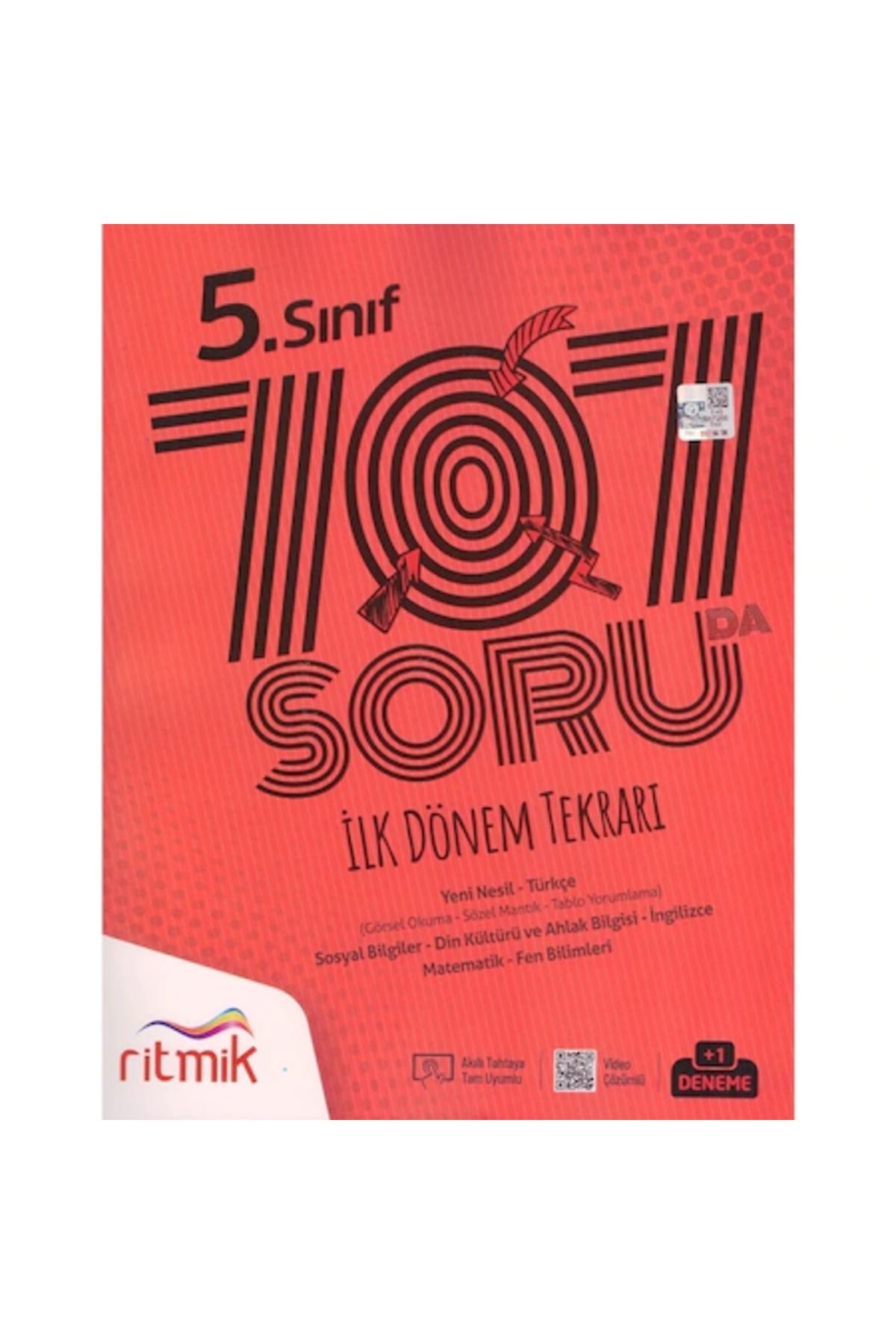 Karekök Yayınları Ritmik 5.Sınıf 70 Soru İlk Dönem Tekrarı