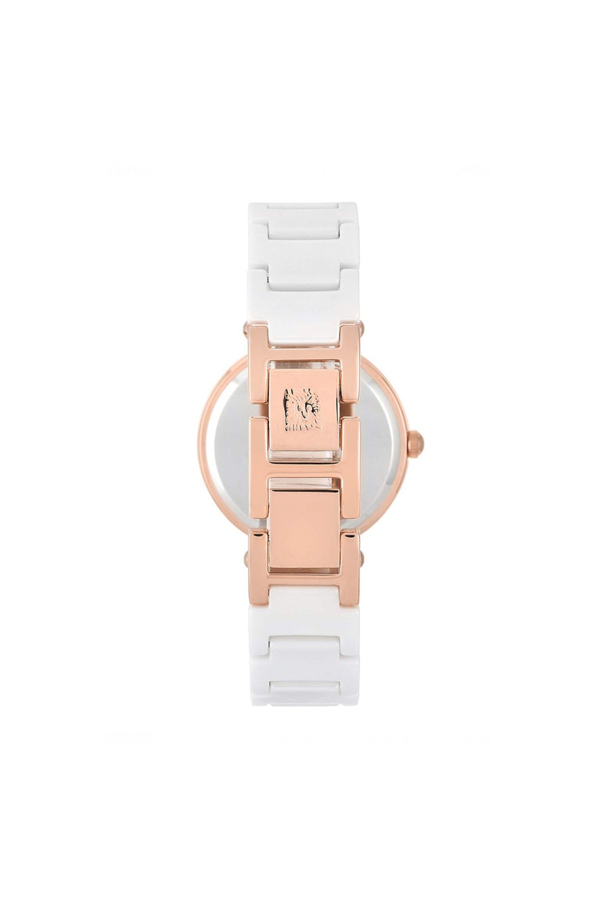 Anne Klein-ساعة آن كلاين النسائية التناظرية الكاجوال AK/1018RGWT 2