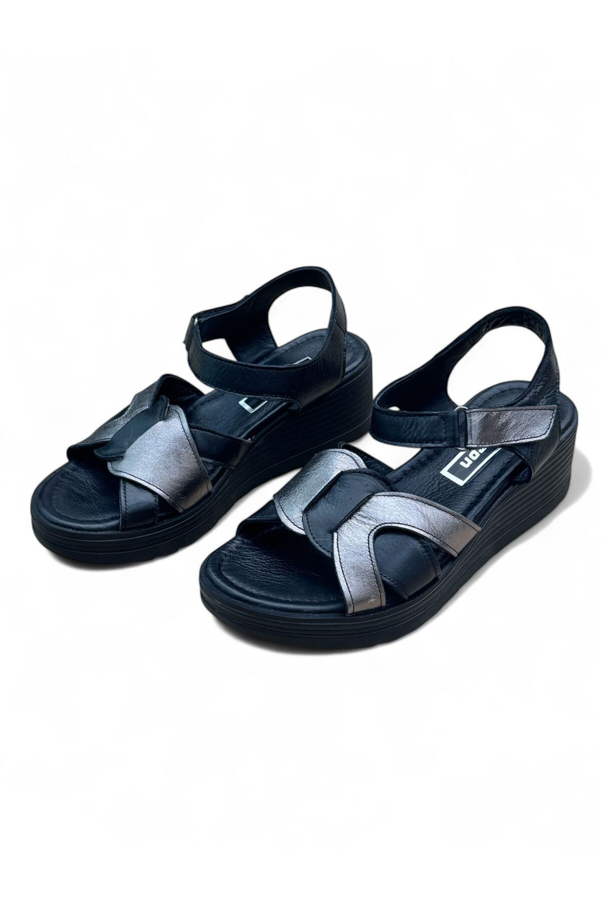 PATRON SHOES Hakiki Deri Kadın Comfort Sandalet