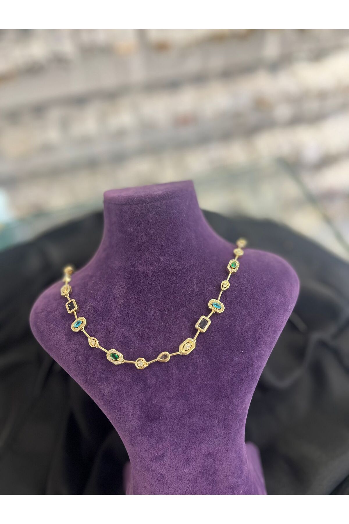 MODA 7 Element tamtur taş kolye