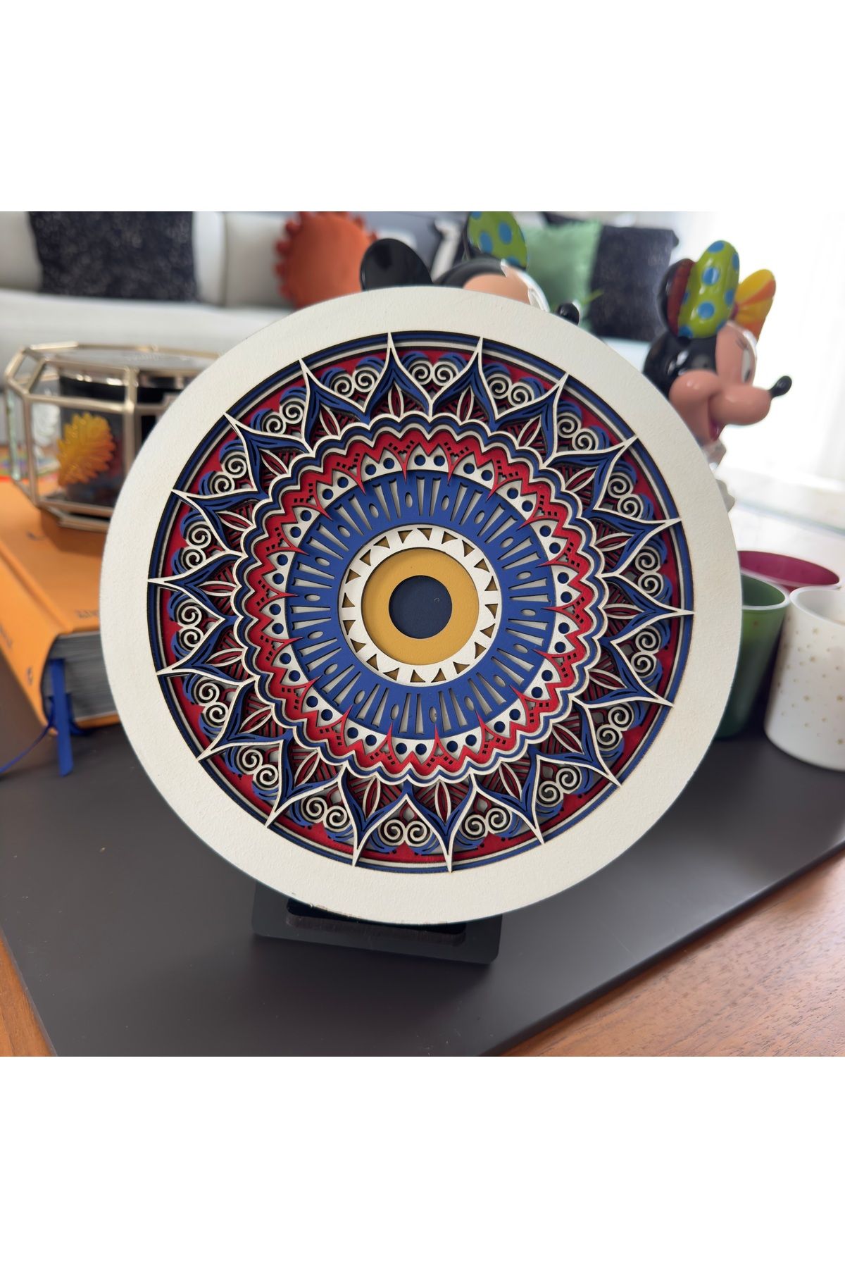Pano Pinko Design Nazar Boncuğu Çok Katmanlı Tablo