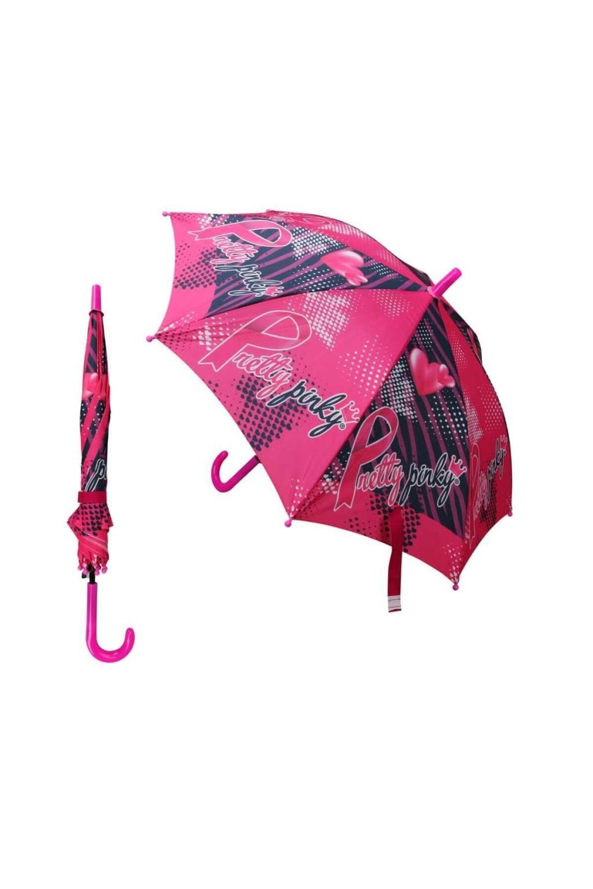 BLACK SPACE Nessiworld 2061 Pretty Pinky Çocuk Şemsiyesi 45 cm -Sunman