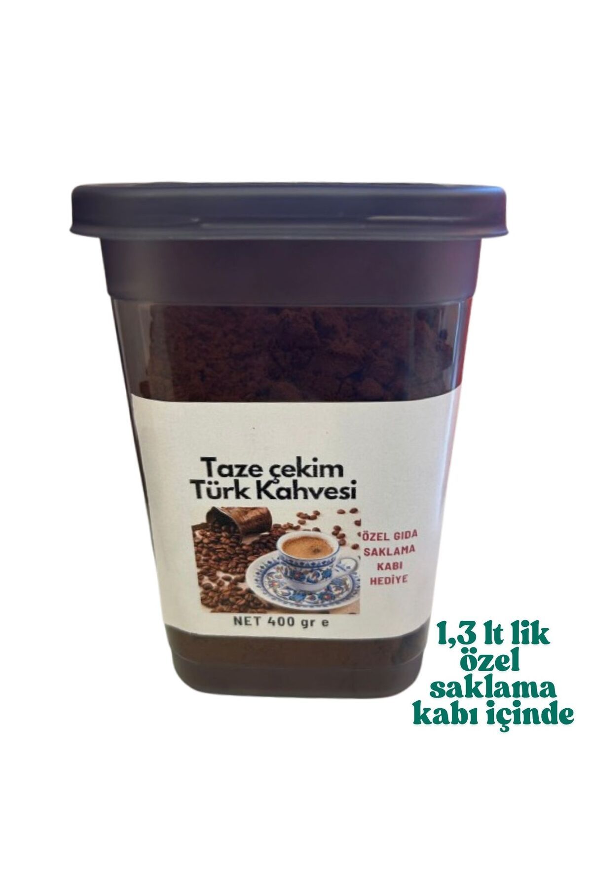 egenatura TÜRK KAHVESİ 400 GR (GIDA SAKLAMA KABI AMBALAJLI)