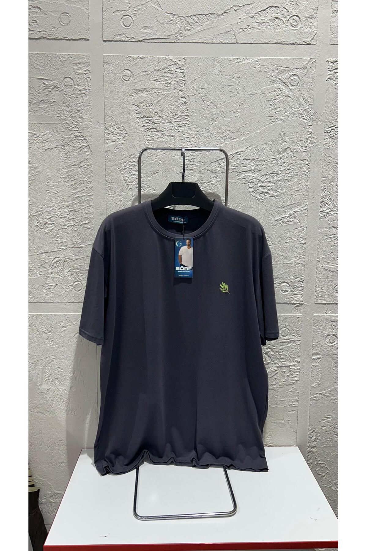KAREA WEAR ZEYTİN DALI Nakışlı Battal Tshirt
