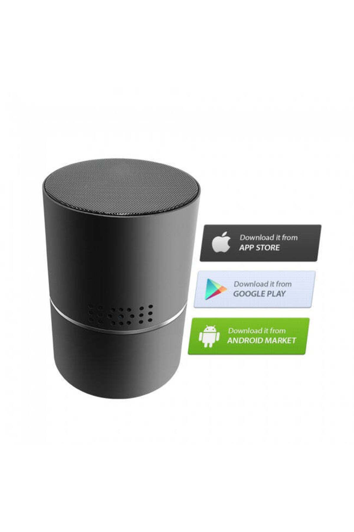 Minitechnics-Bluetooth Speaker with Video Camera, WI-FI, IP, P2P+DVR, Motion Detector, 330 Degree Rotating Lens 5