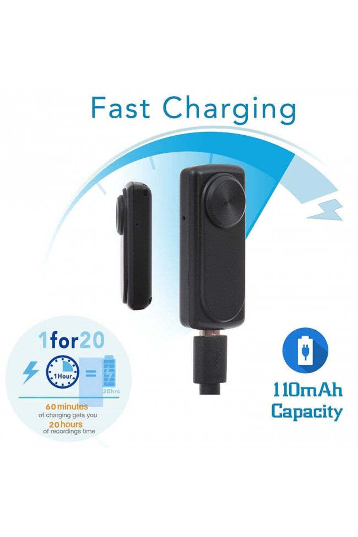 Minitechnics-Voice Recorder Module with 8Gb Internal Memory, 20 Hours of Autonomy, Professional Model Nano-Rec 6