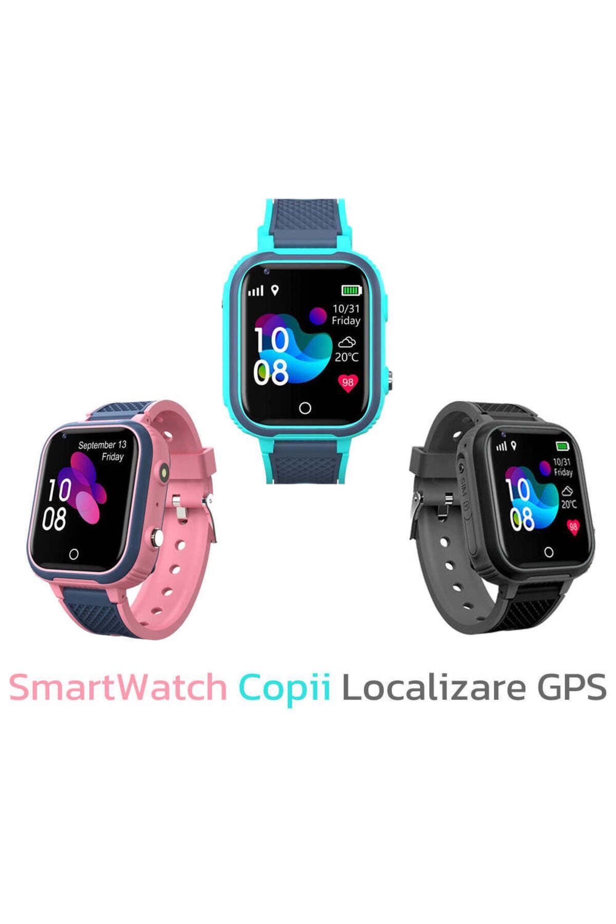Minitechnics-Smart watch for children with GPS location, video calling, Geofence, Android and IOS application, Pink Ro 5
