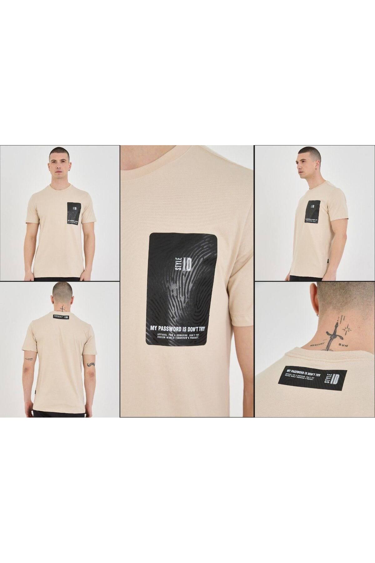 Key Denim ERKEK REGULAR FİT BASKILI T-SHİRT